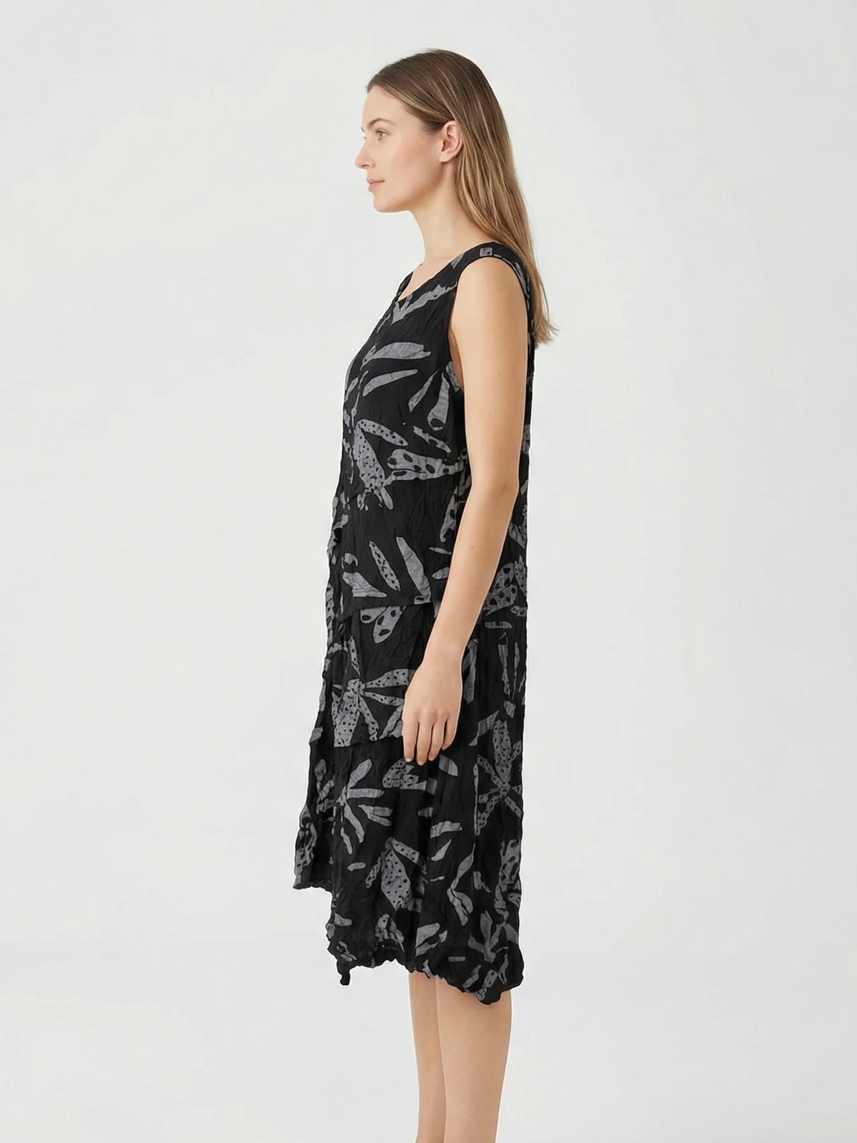 Betsy Dress in Black Print