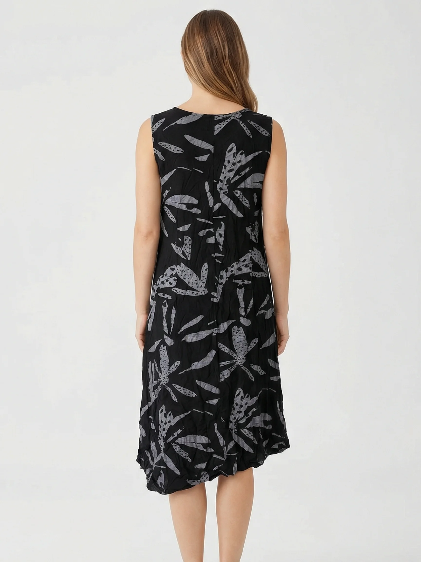Betsy Dress in Black Print