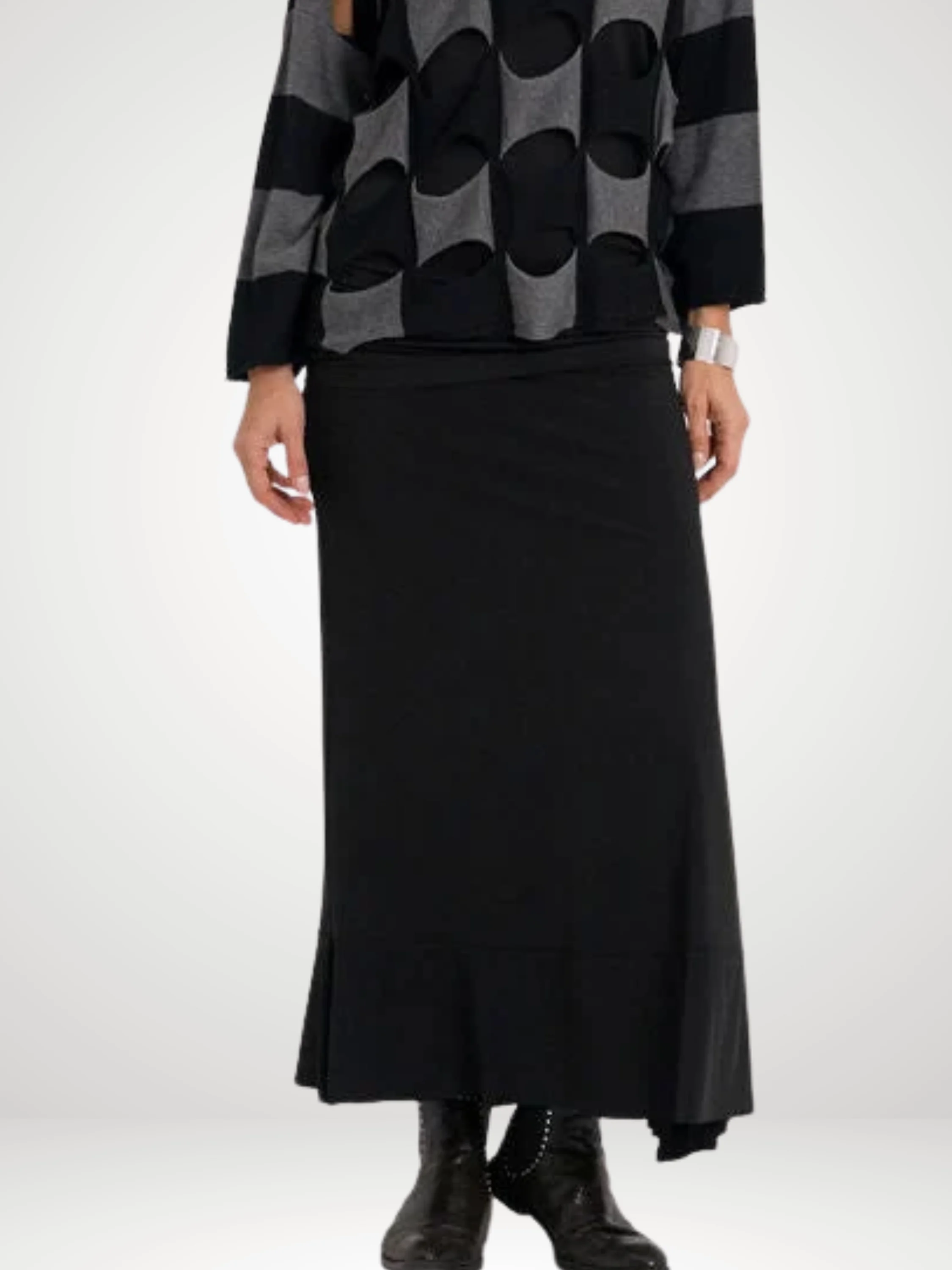 Bias Skirt in Black