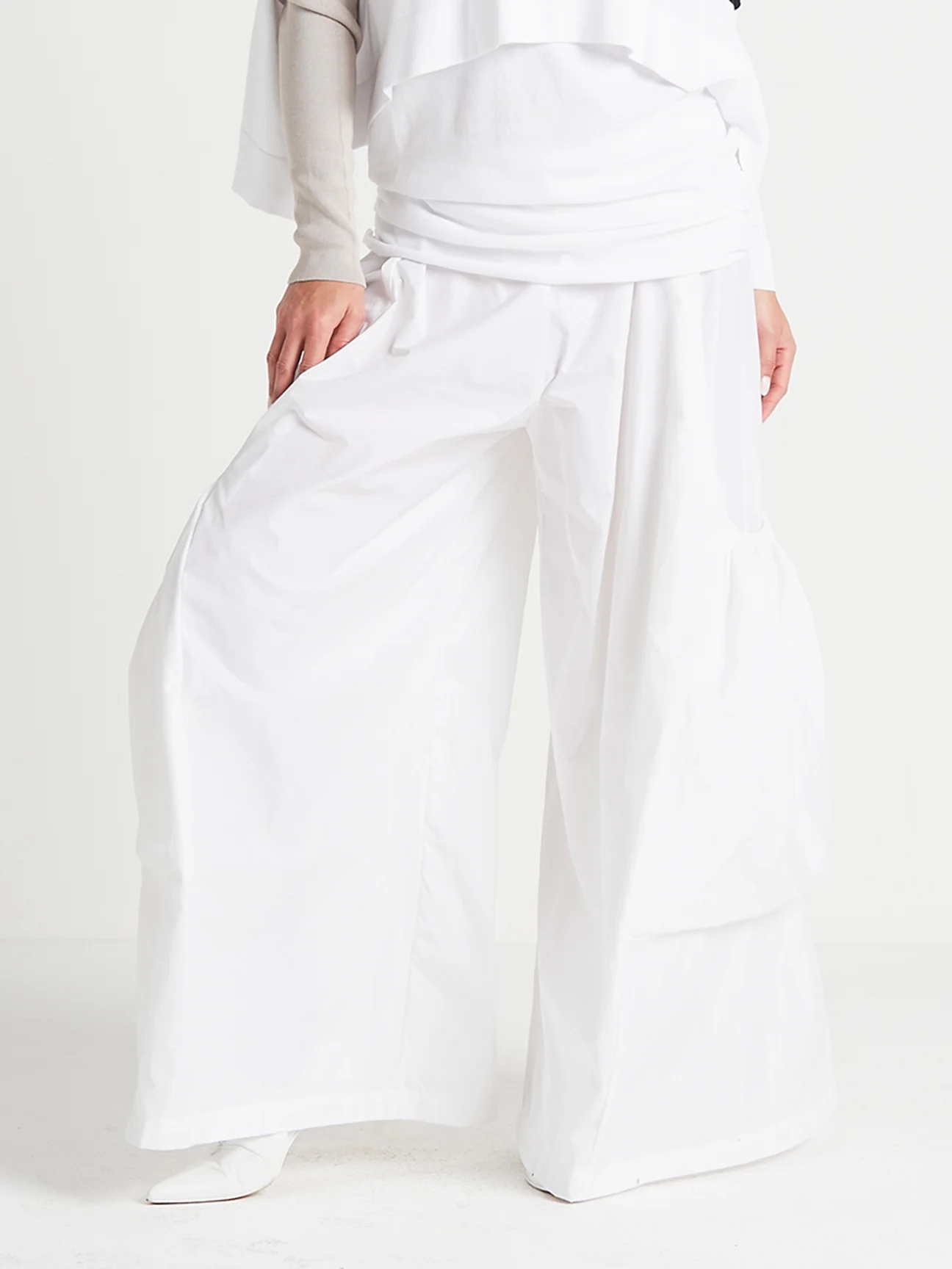 Big Pocket Pants in White