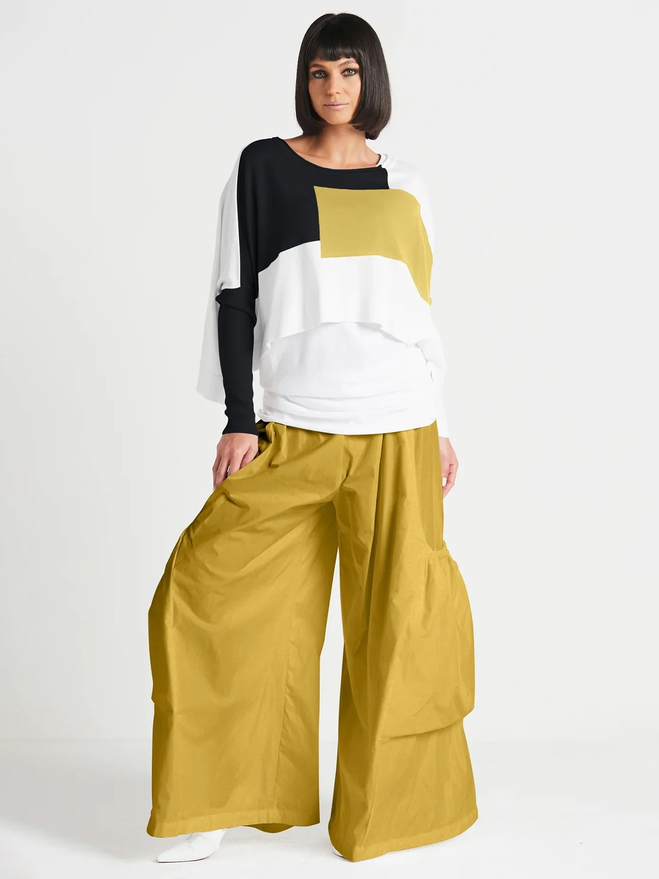 Big Pocket Pants in Chartreuse