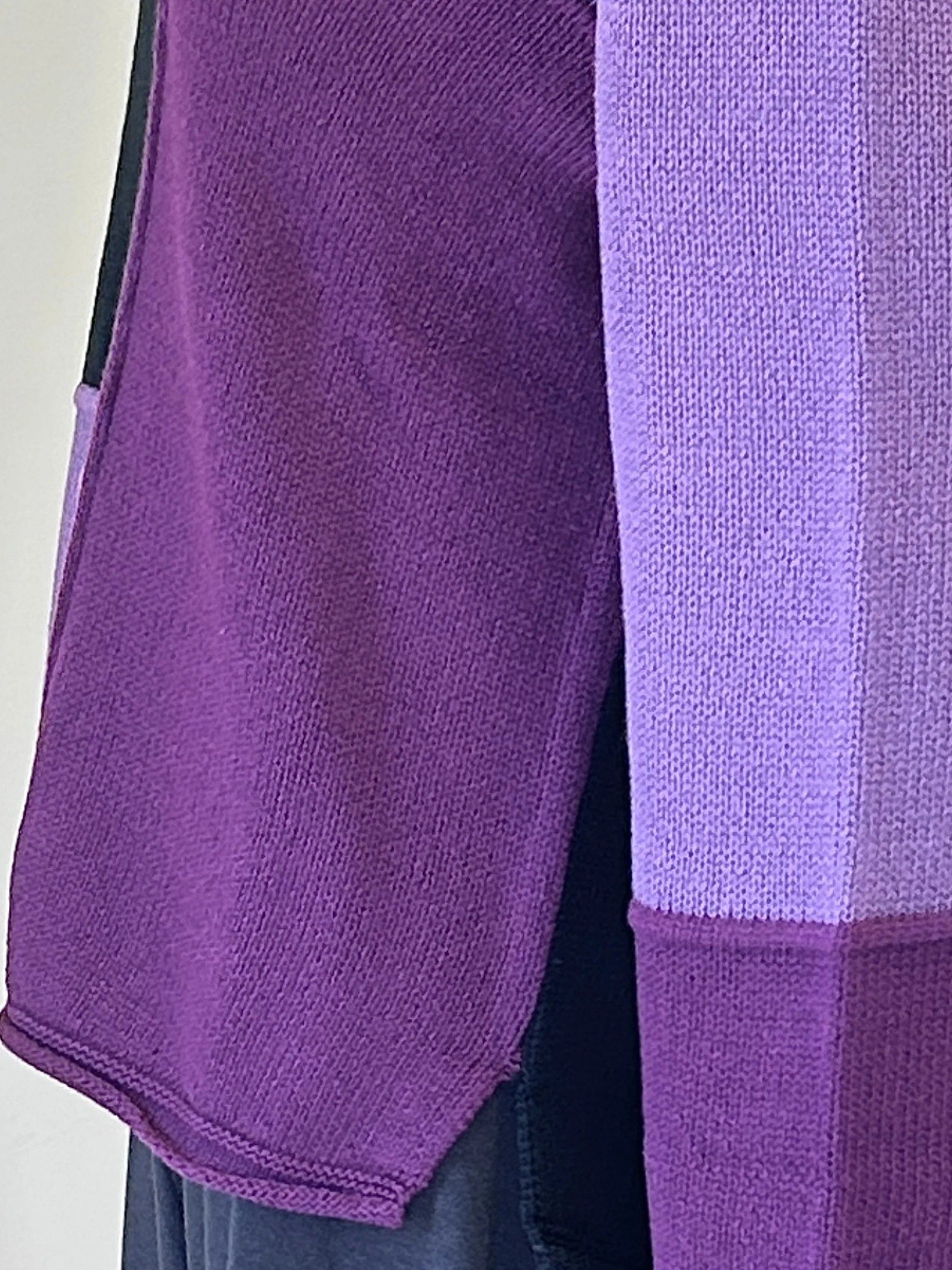 Block Party Sweater in Plum