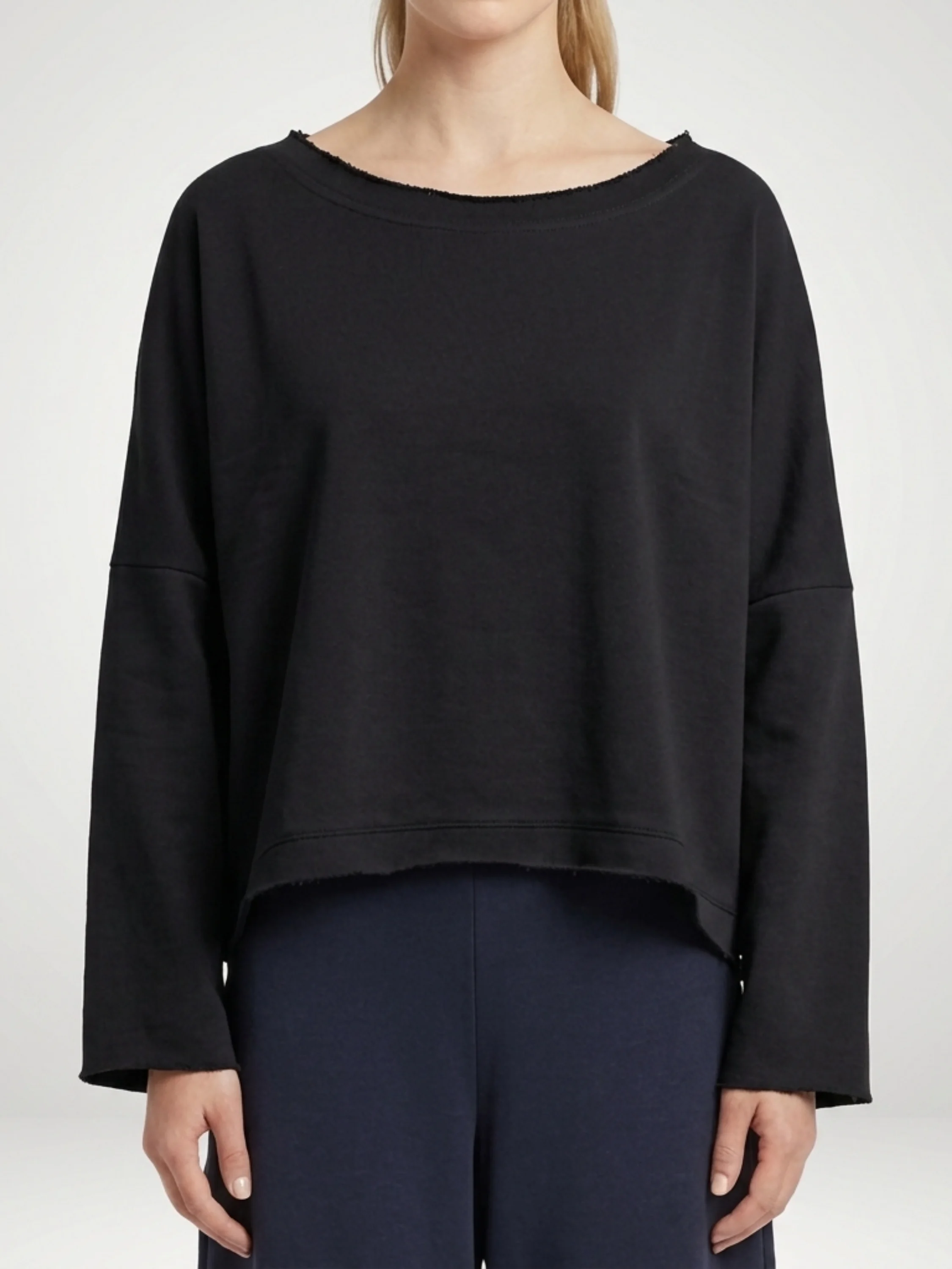 Boxy Tee in Black
