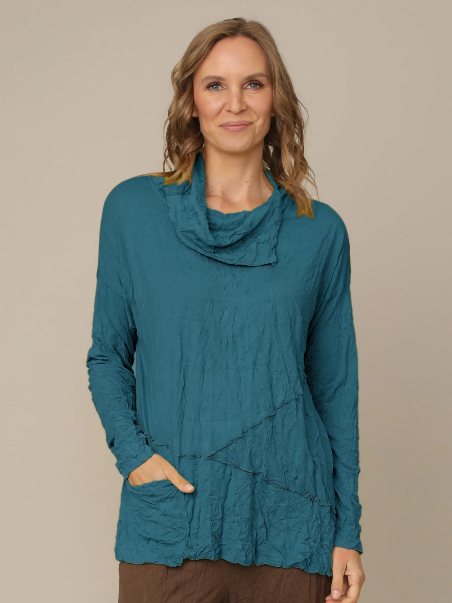 Brenda Top in Emerald