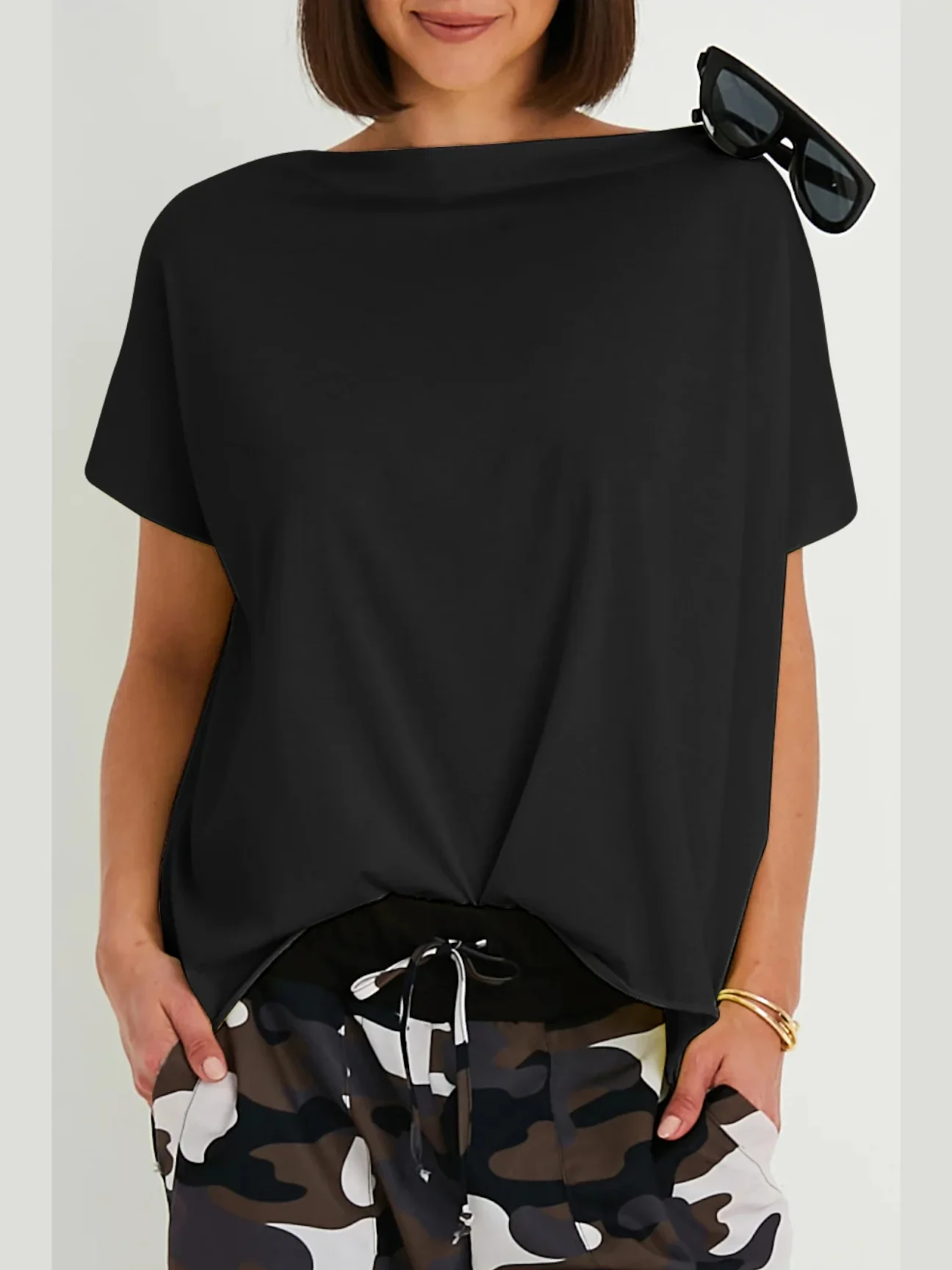 Butterfly T in Black
