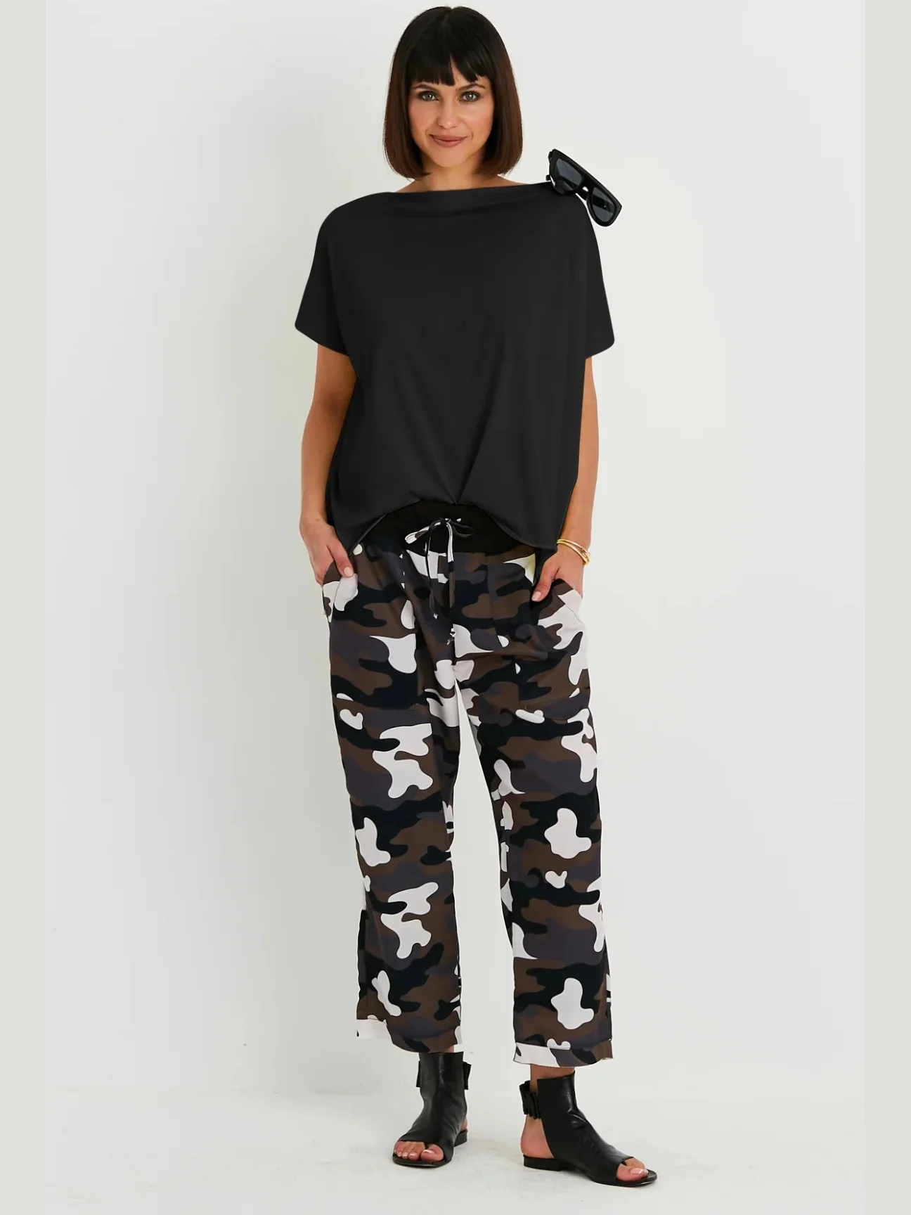 Butterfly T in Black