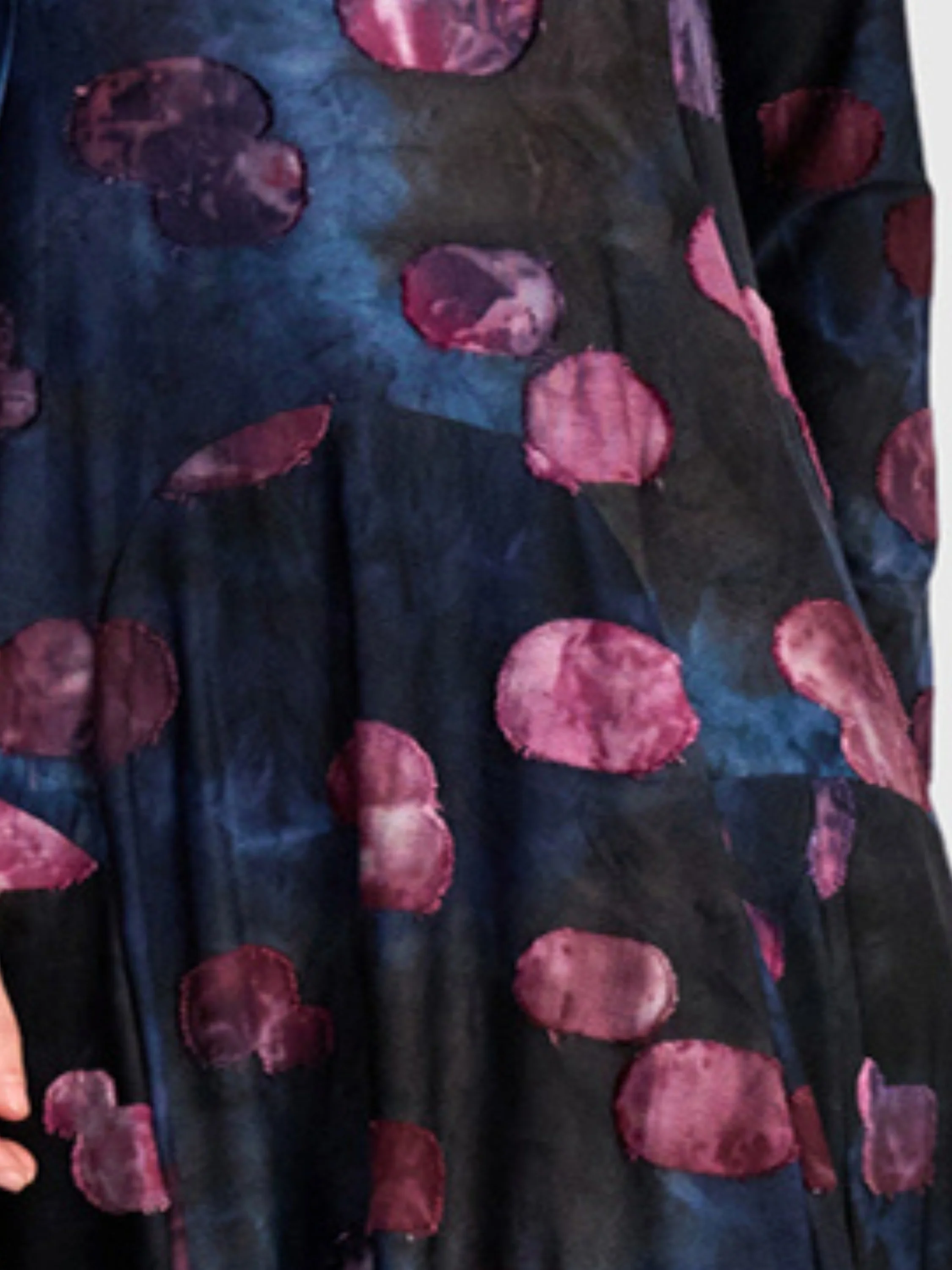 Calliope Crew Cocoon Dress in Midnight
