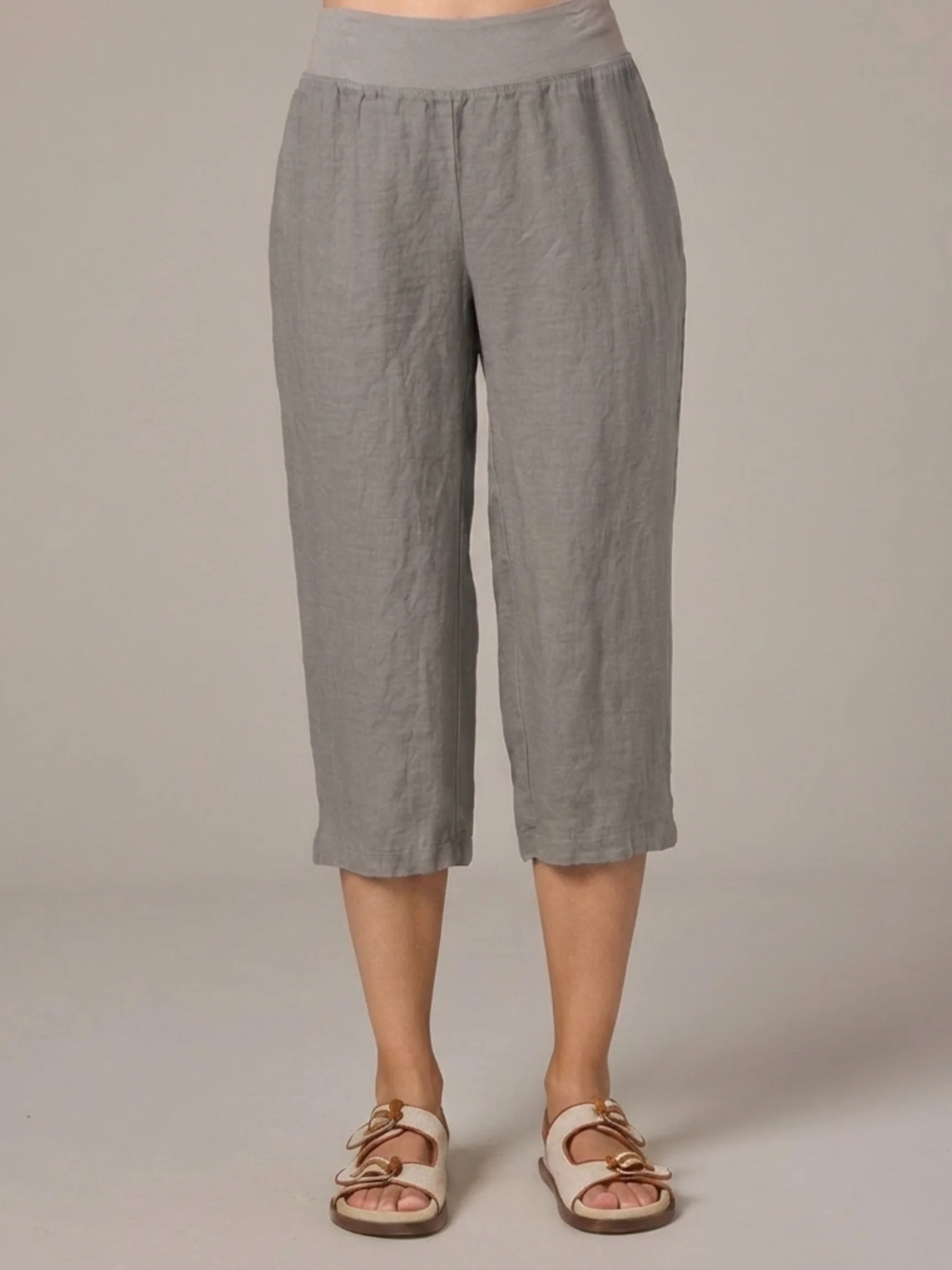 Capri Pant in Overcast