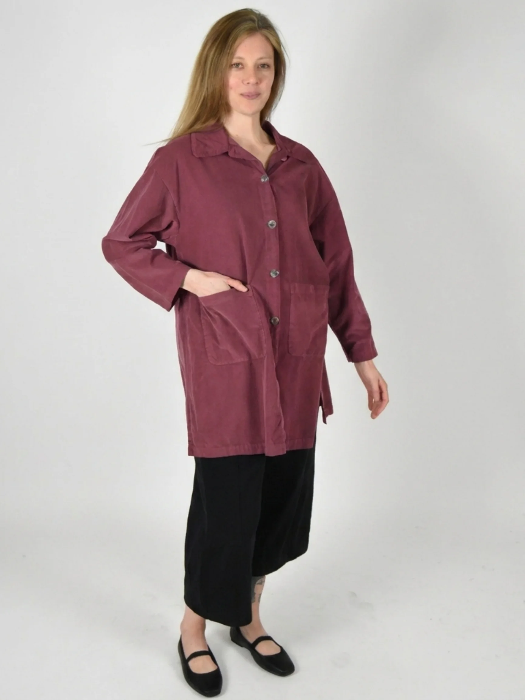 Car Coat in Alder
