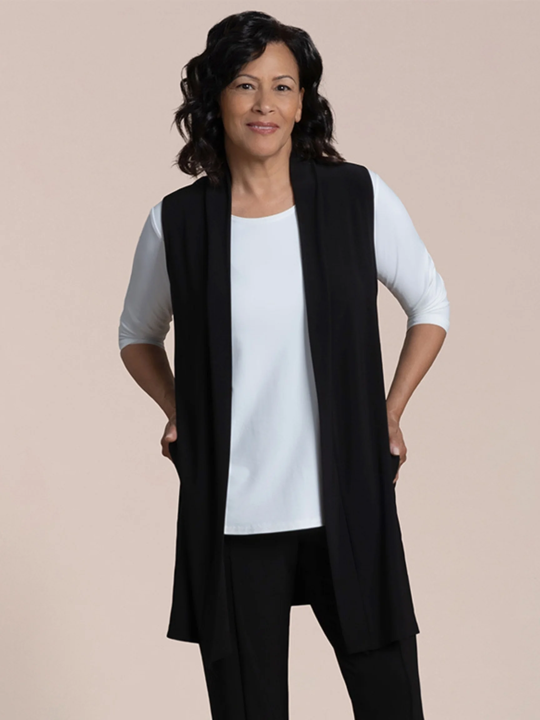 Carefree Vest in Black