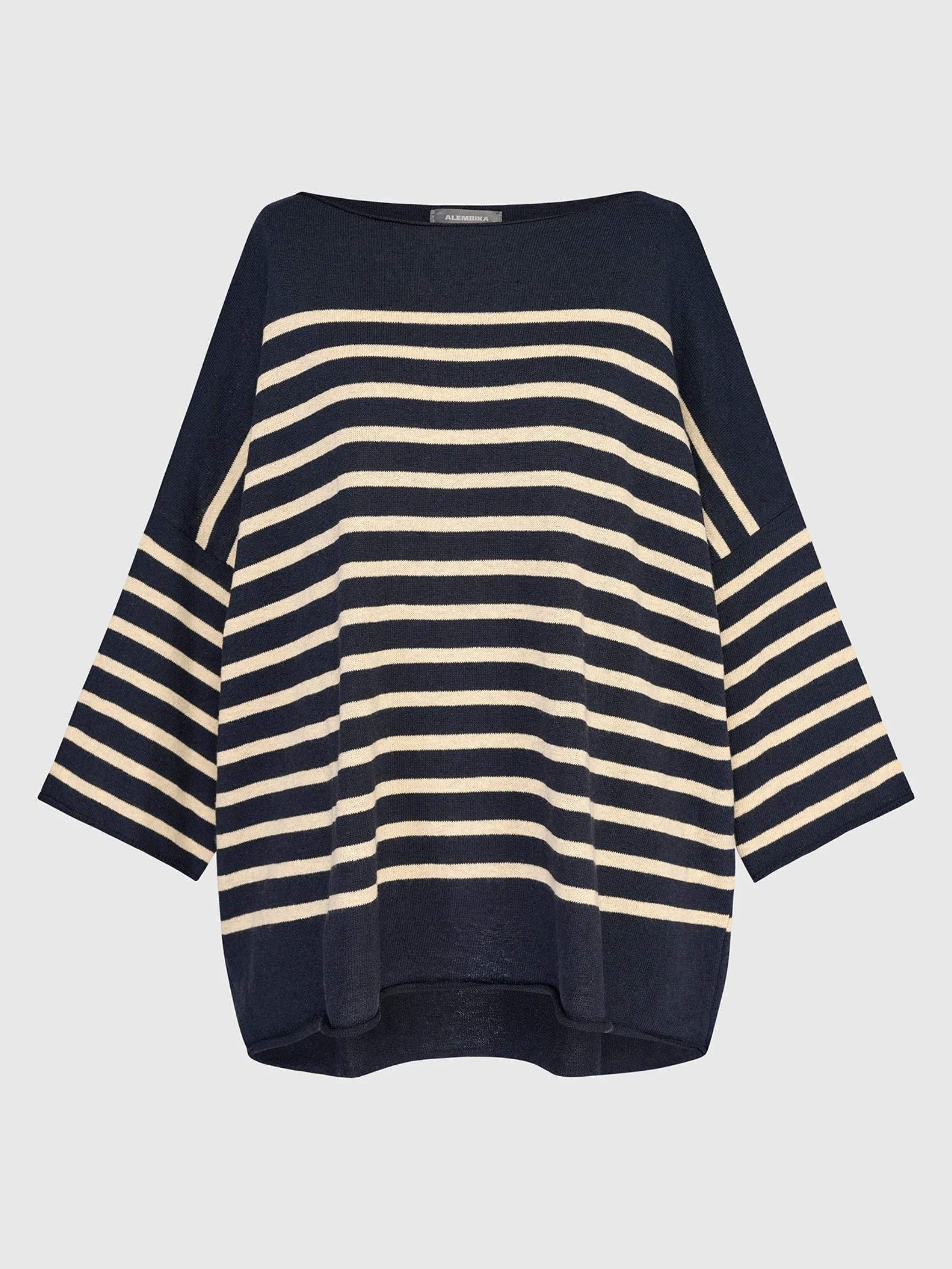 Carolina Relaxed Sweater in Stripes