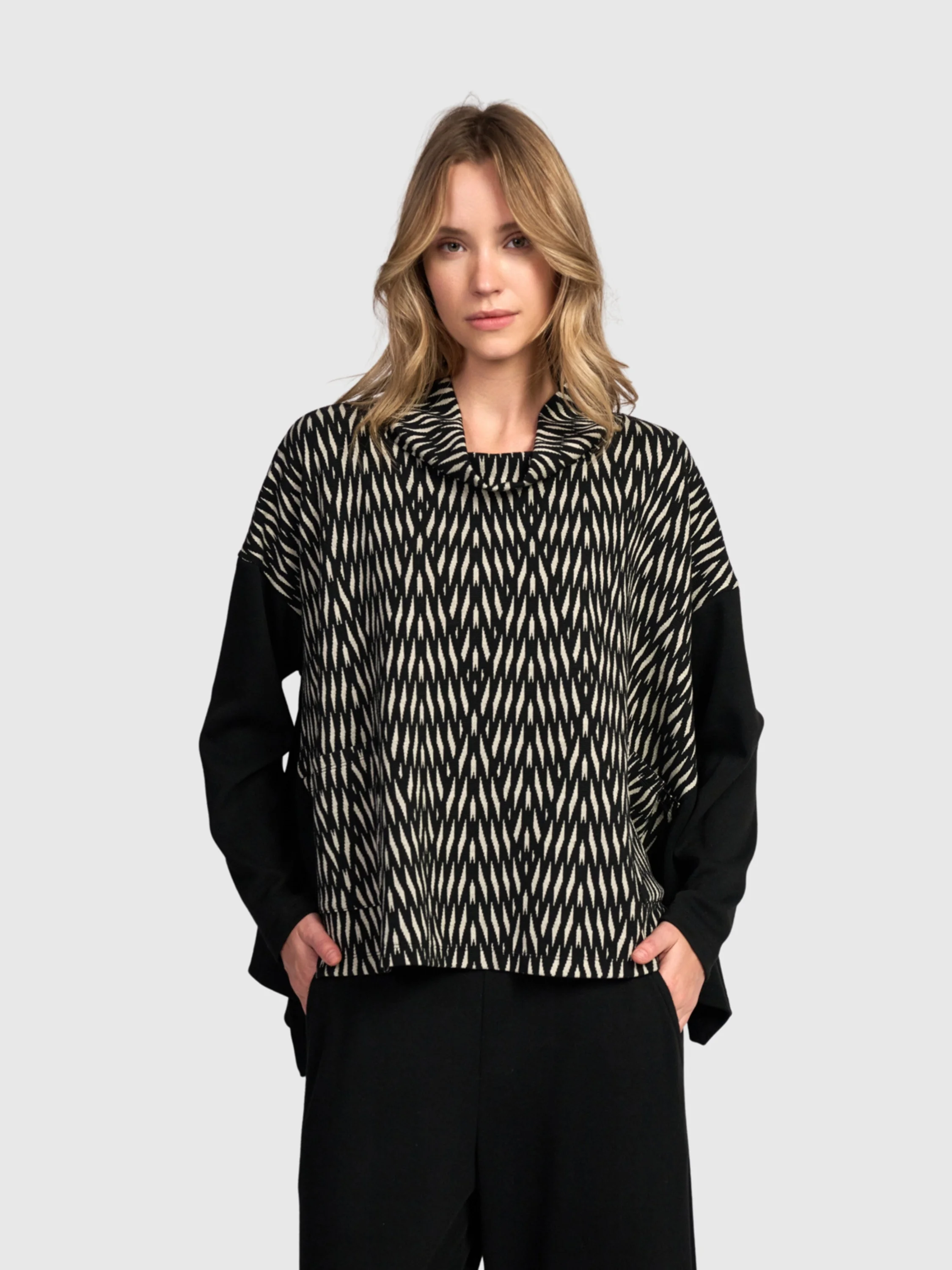 Cascade Cowl Top in Flow