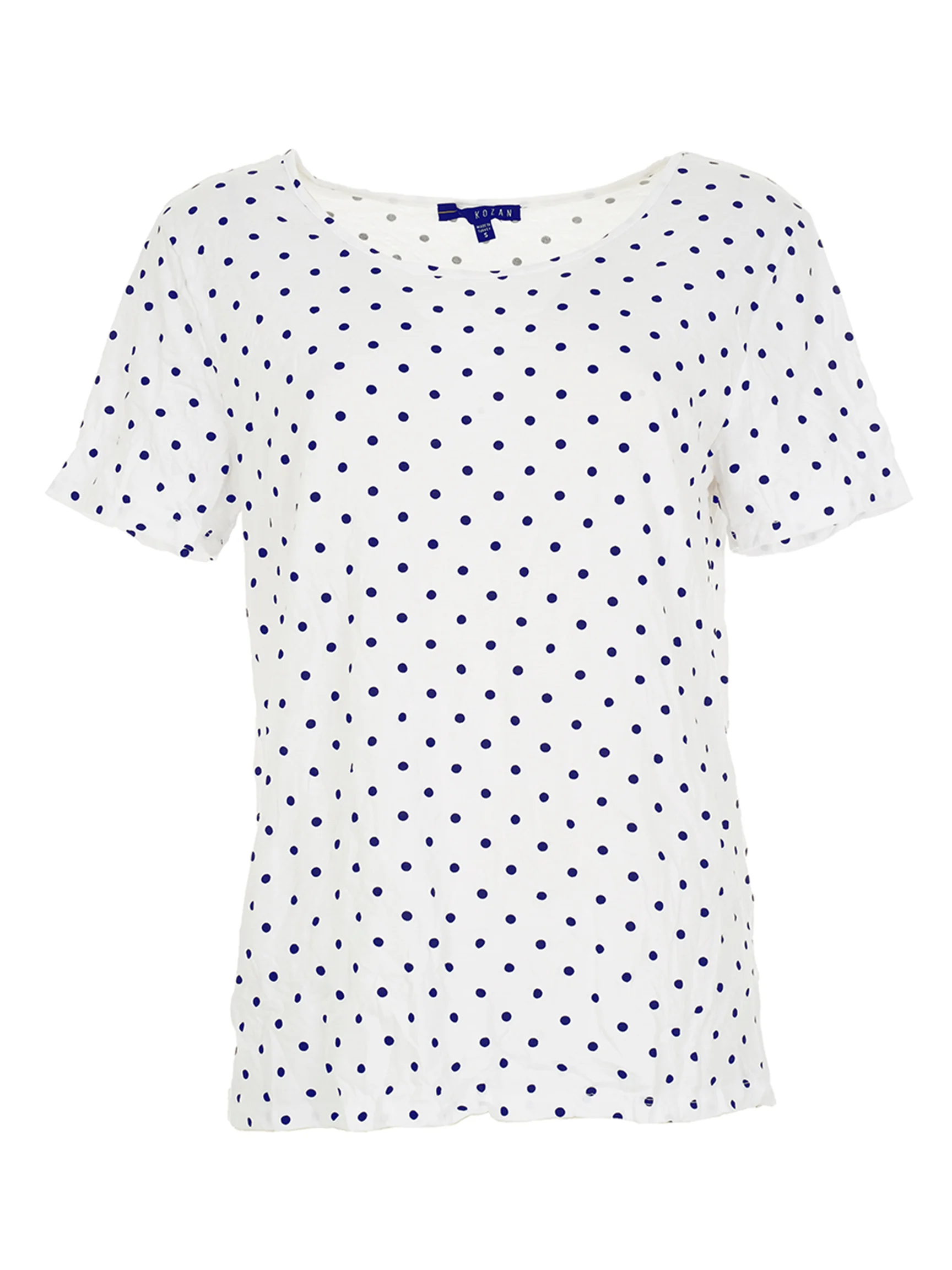 Celia Top in Navy Dab