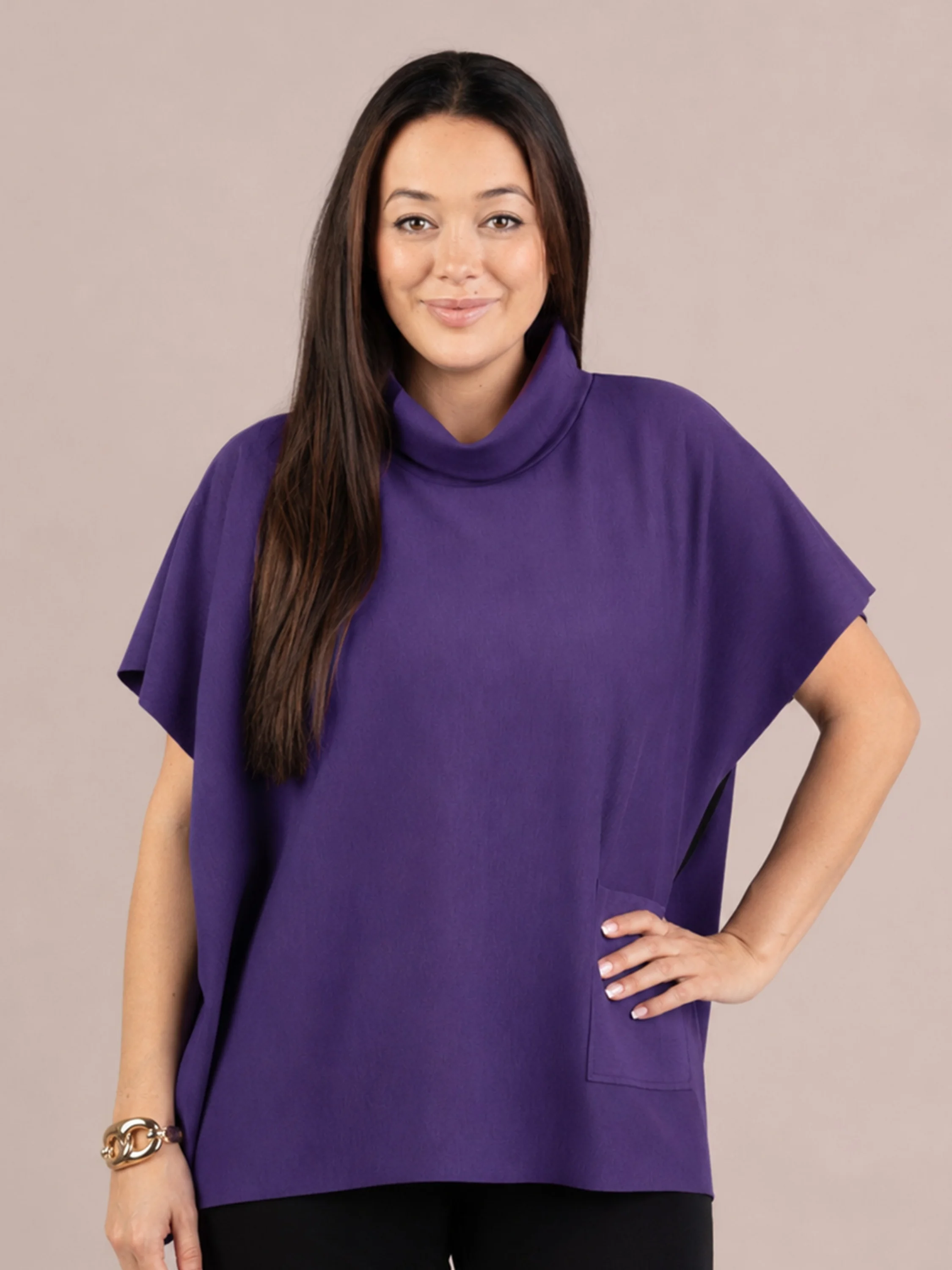 Cloud Pocket Pop Over in Purple