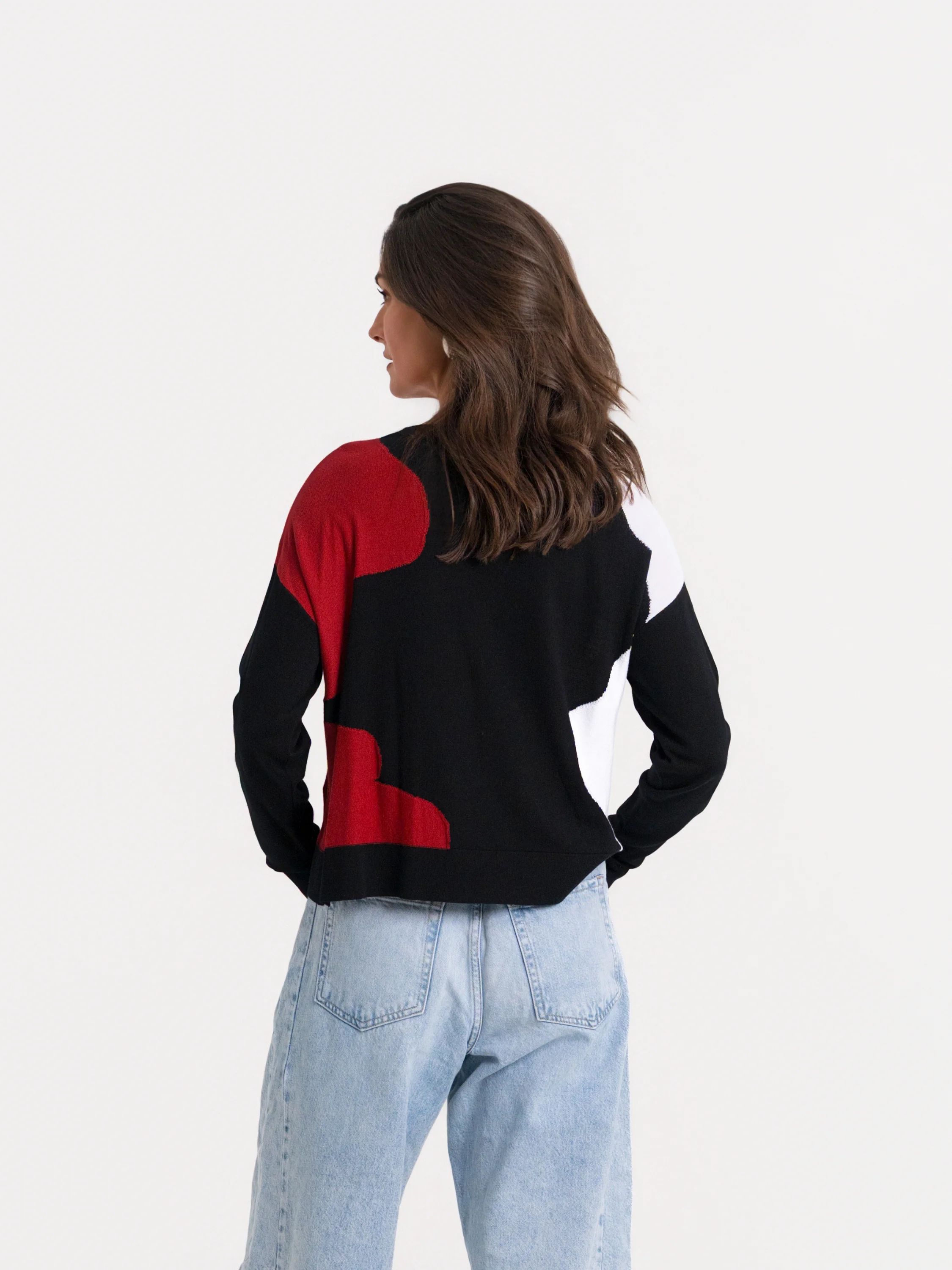 Clouds T in Black Combo