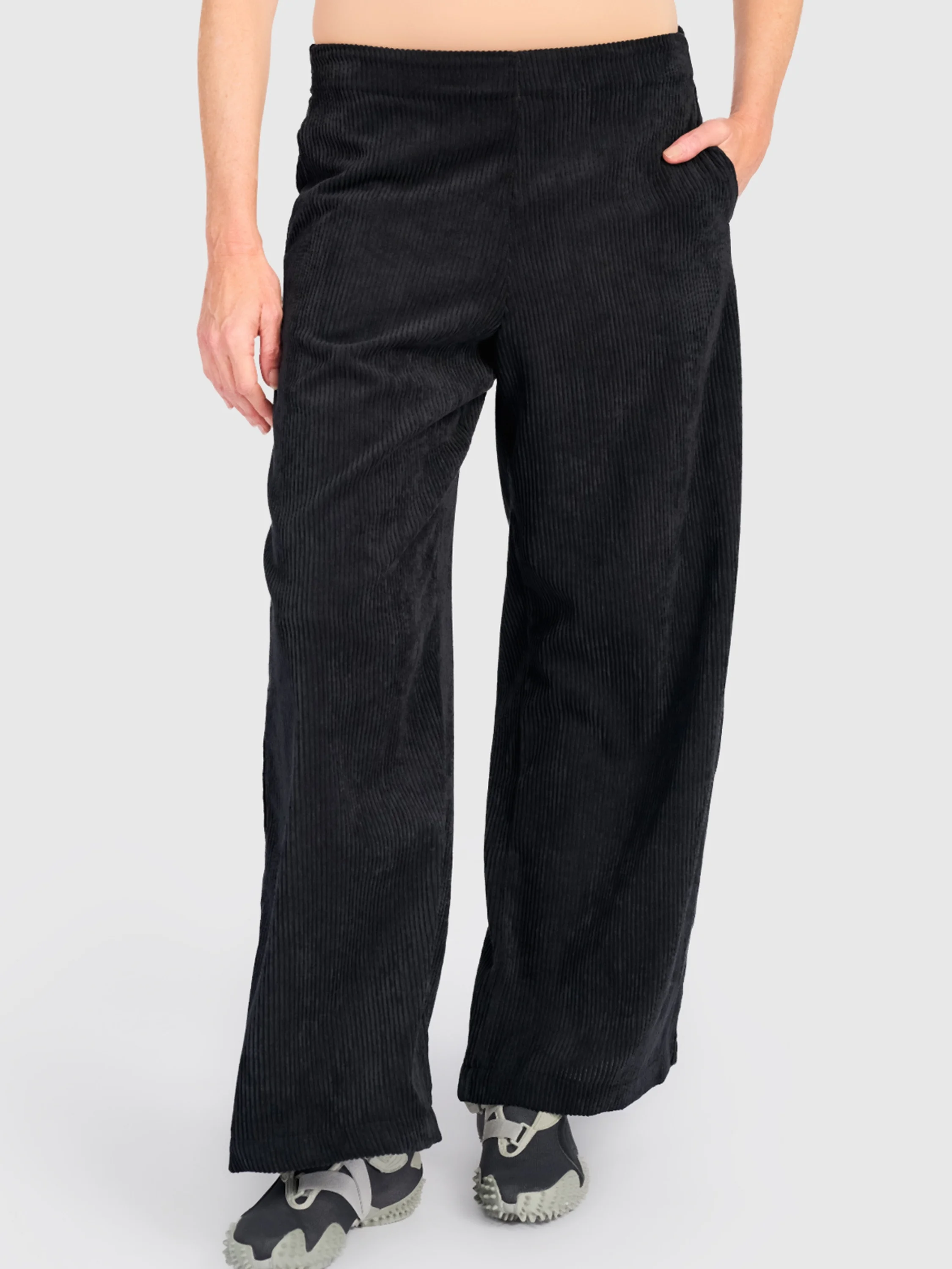Corduroy Pants in Black