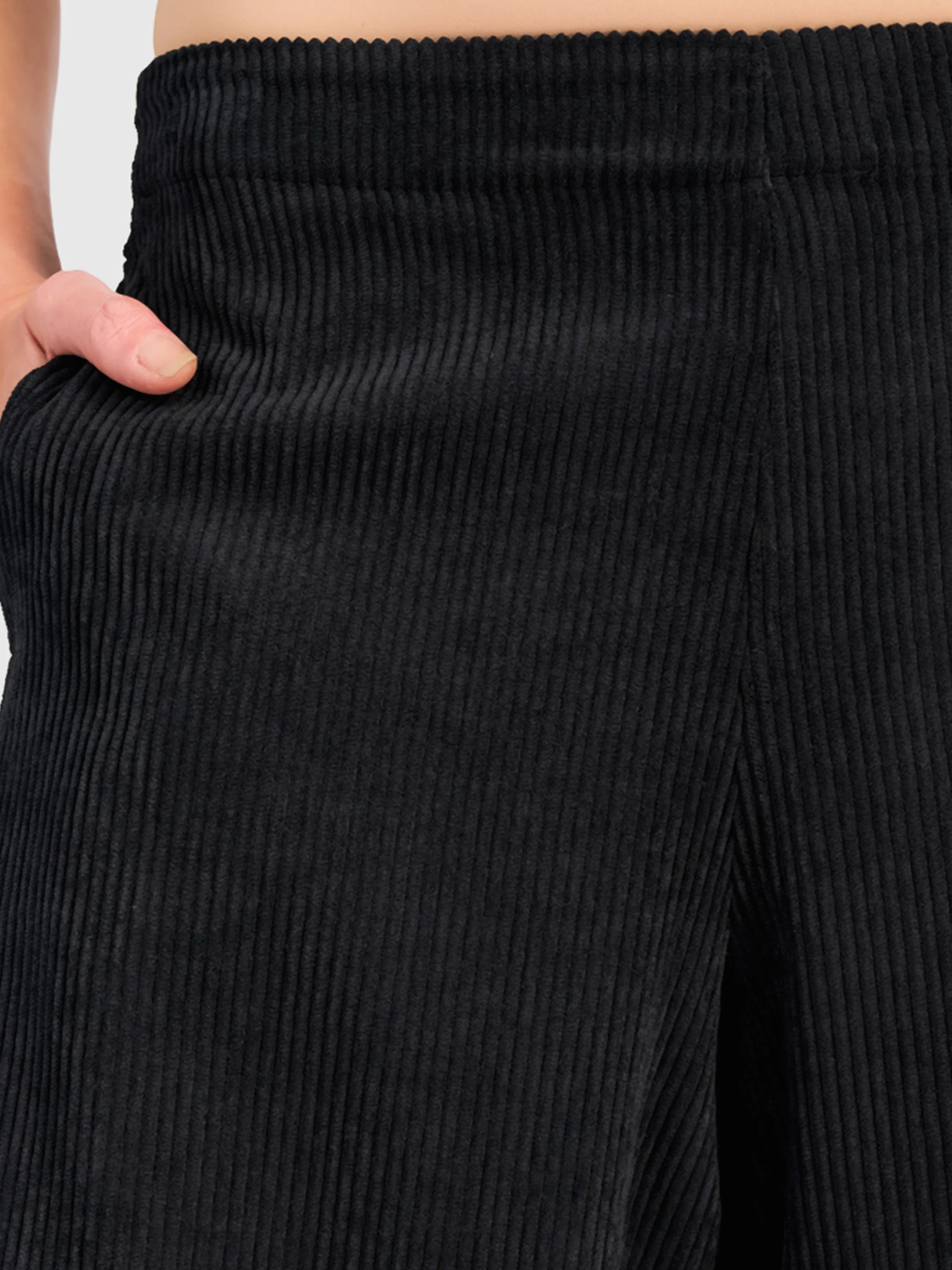Corduroy Pants in Black