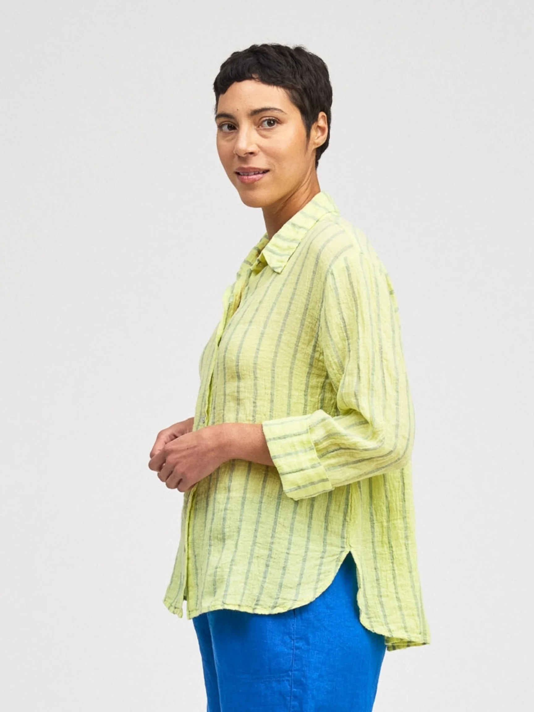 Crop Easy Shirt in Sunburst