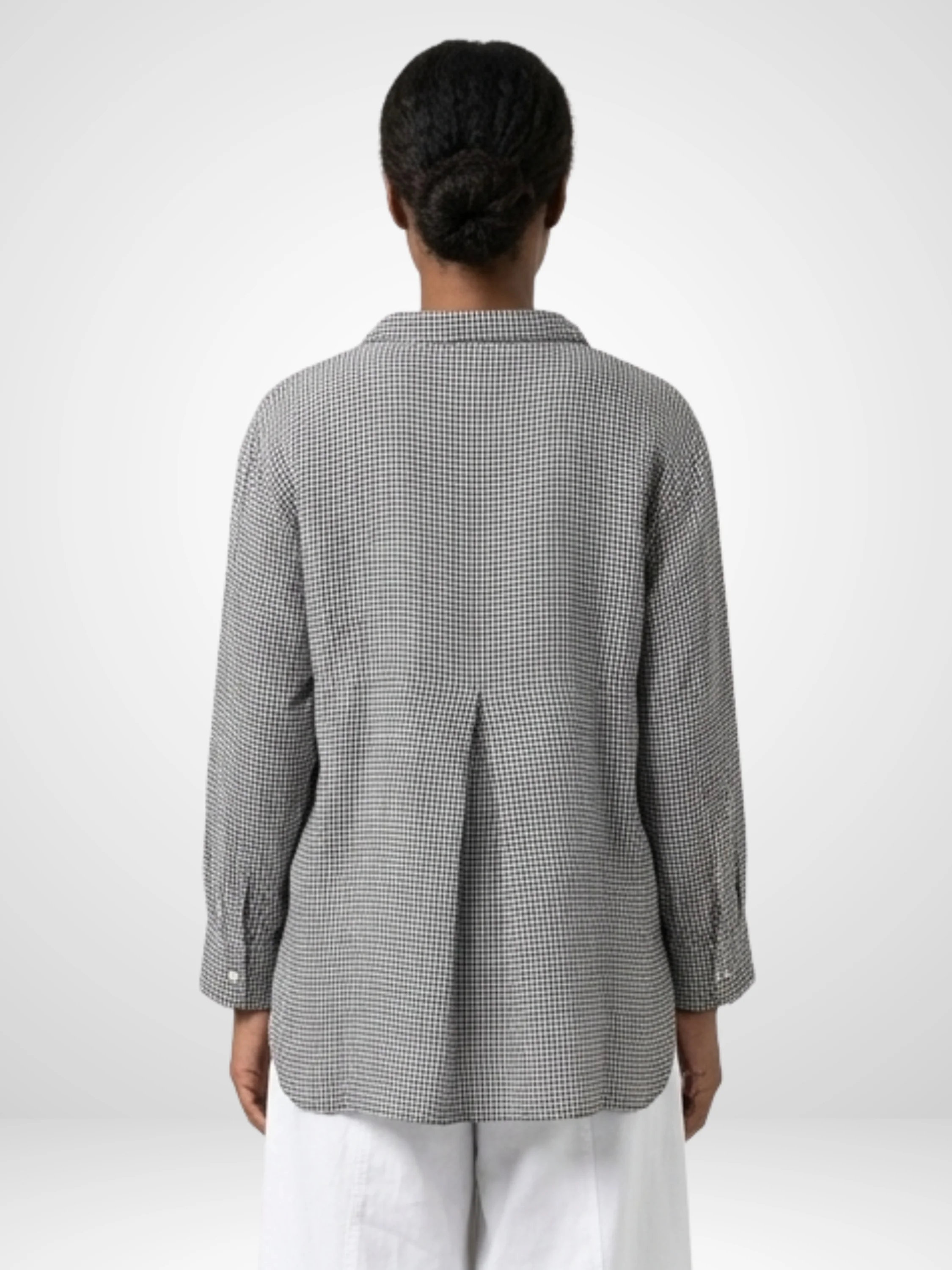 Crop Easy Shirt in Anthracite