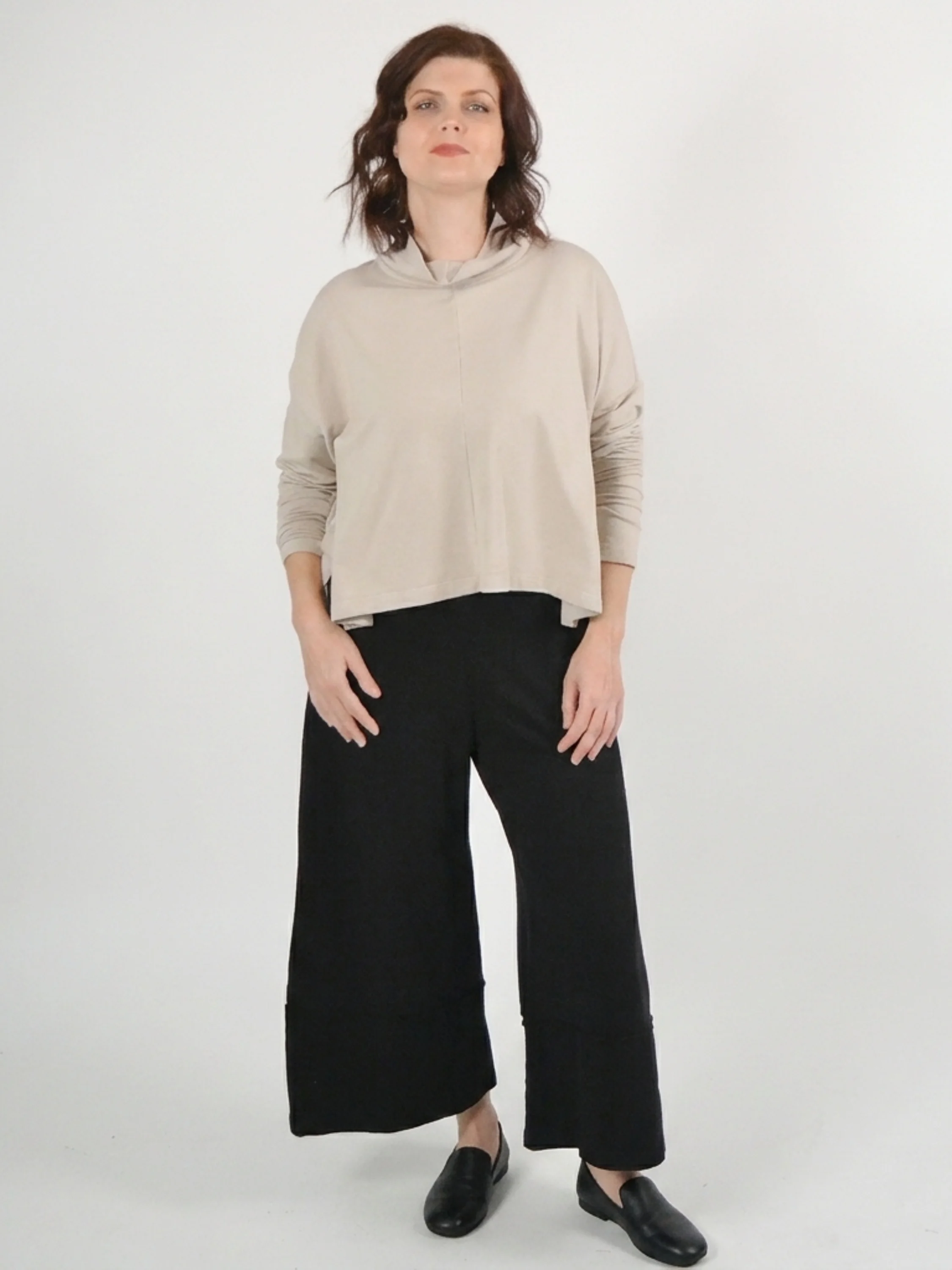 Crop Full Pant in Black