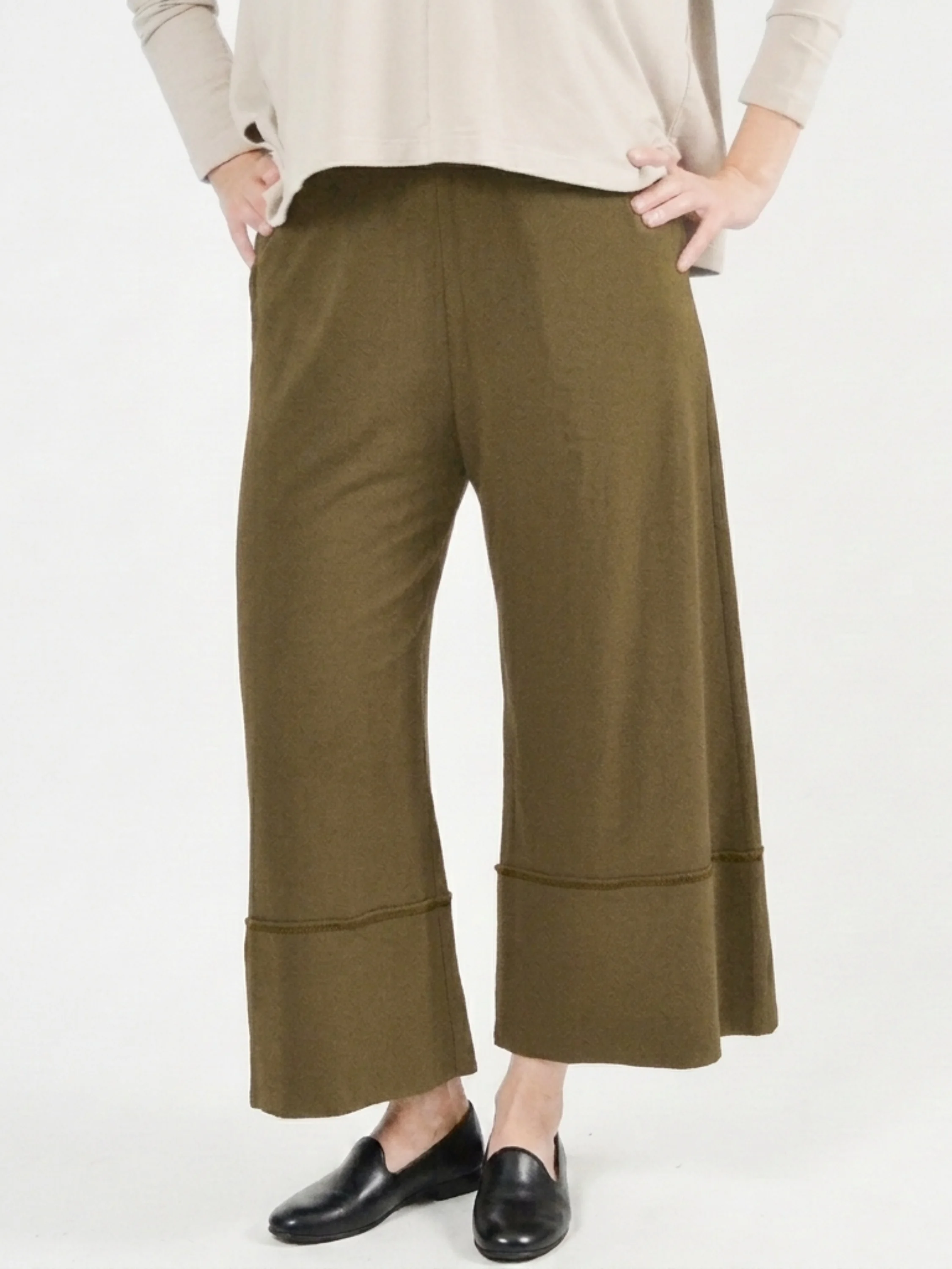 Crop Full Pant in Partridge