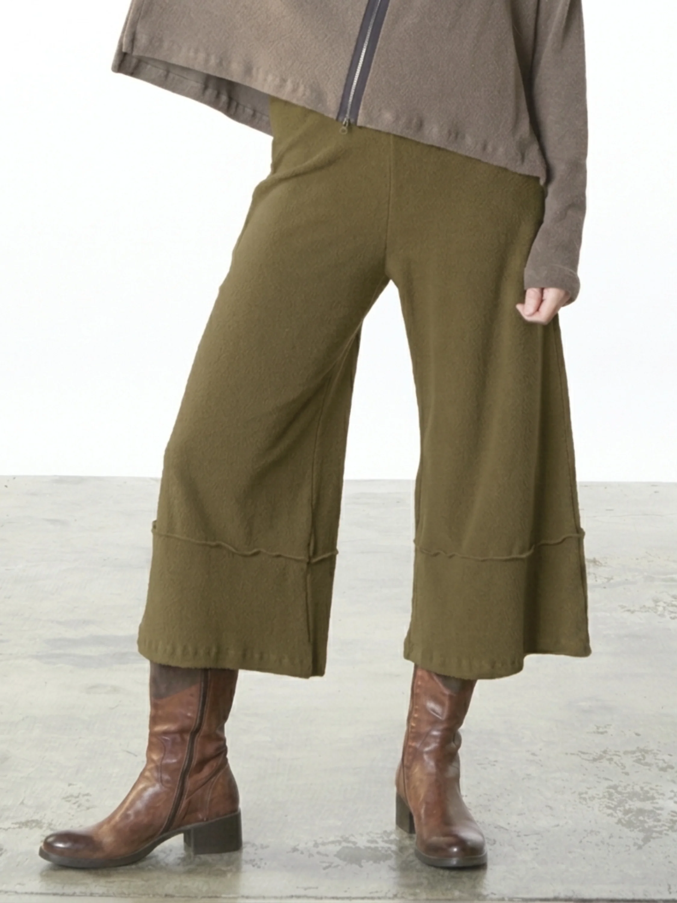 Crop Full Pant in Partridge