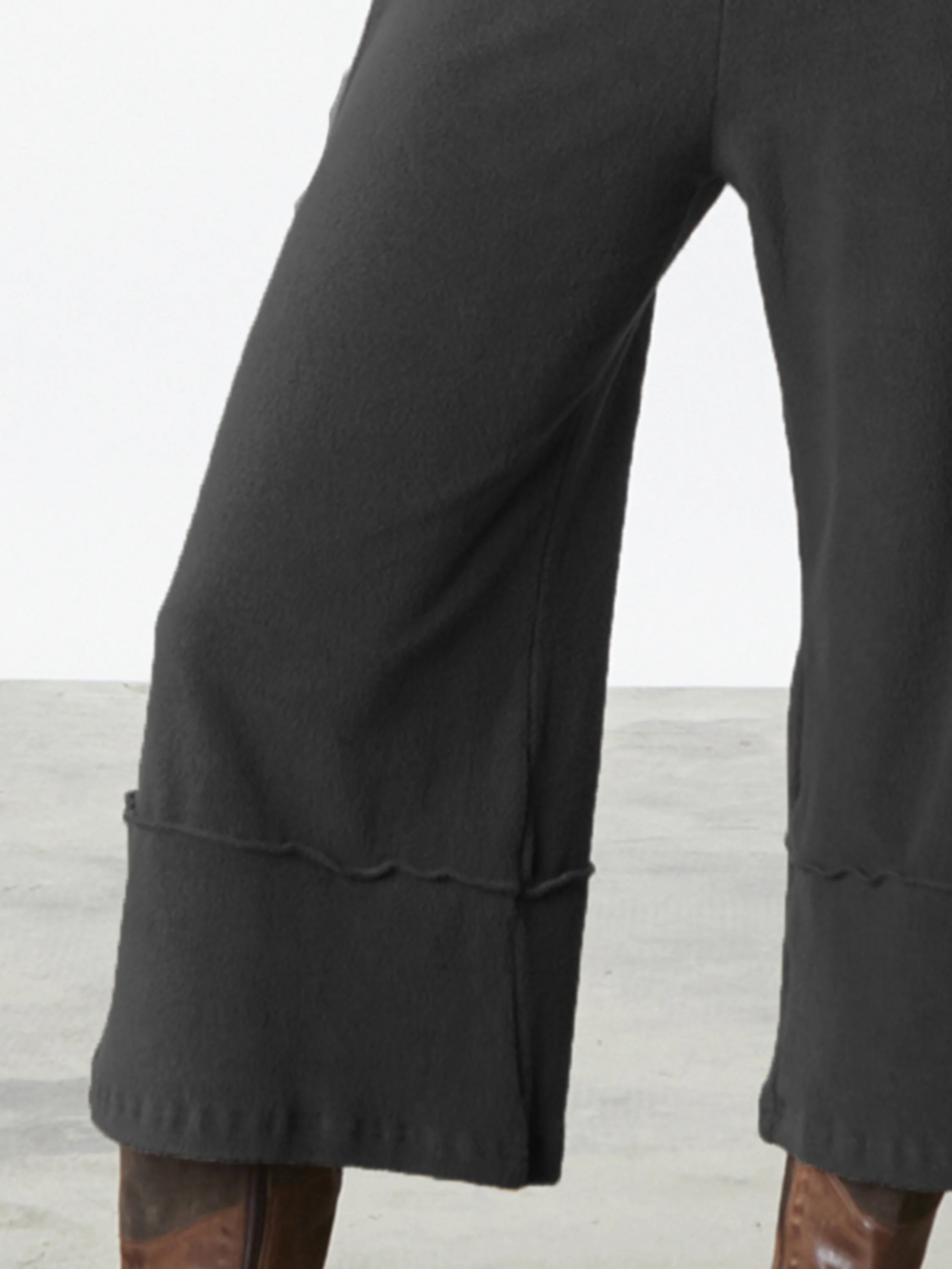 Crop Full Pant in Black