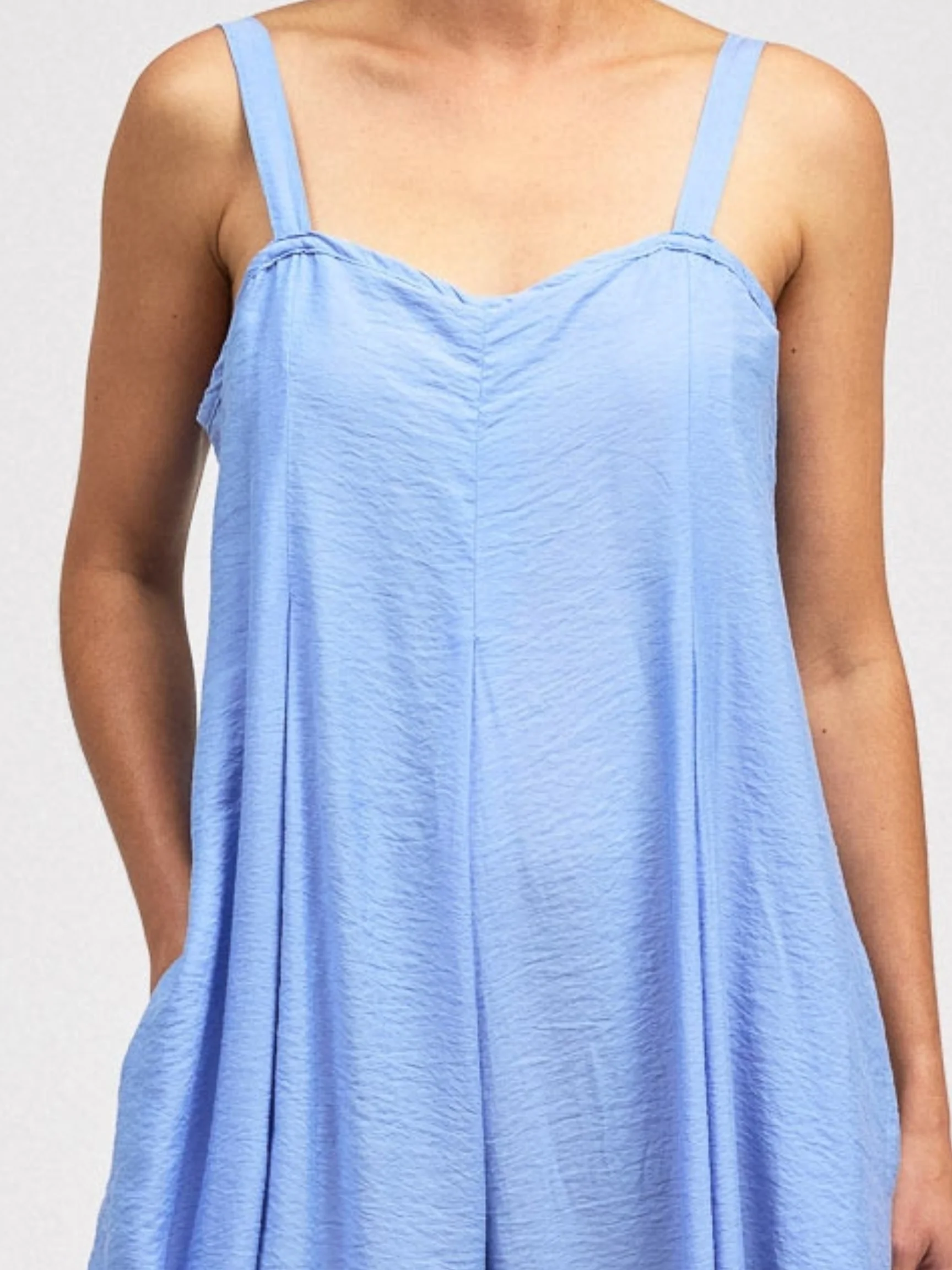 Crop Jumpsuit in Forget Me Not