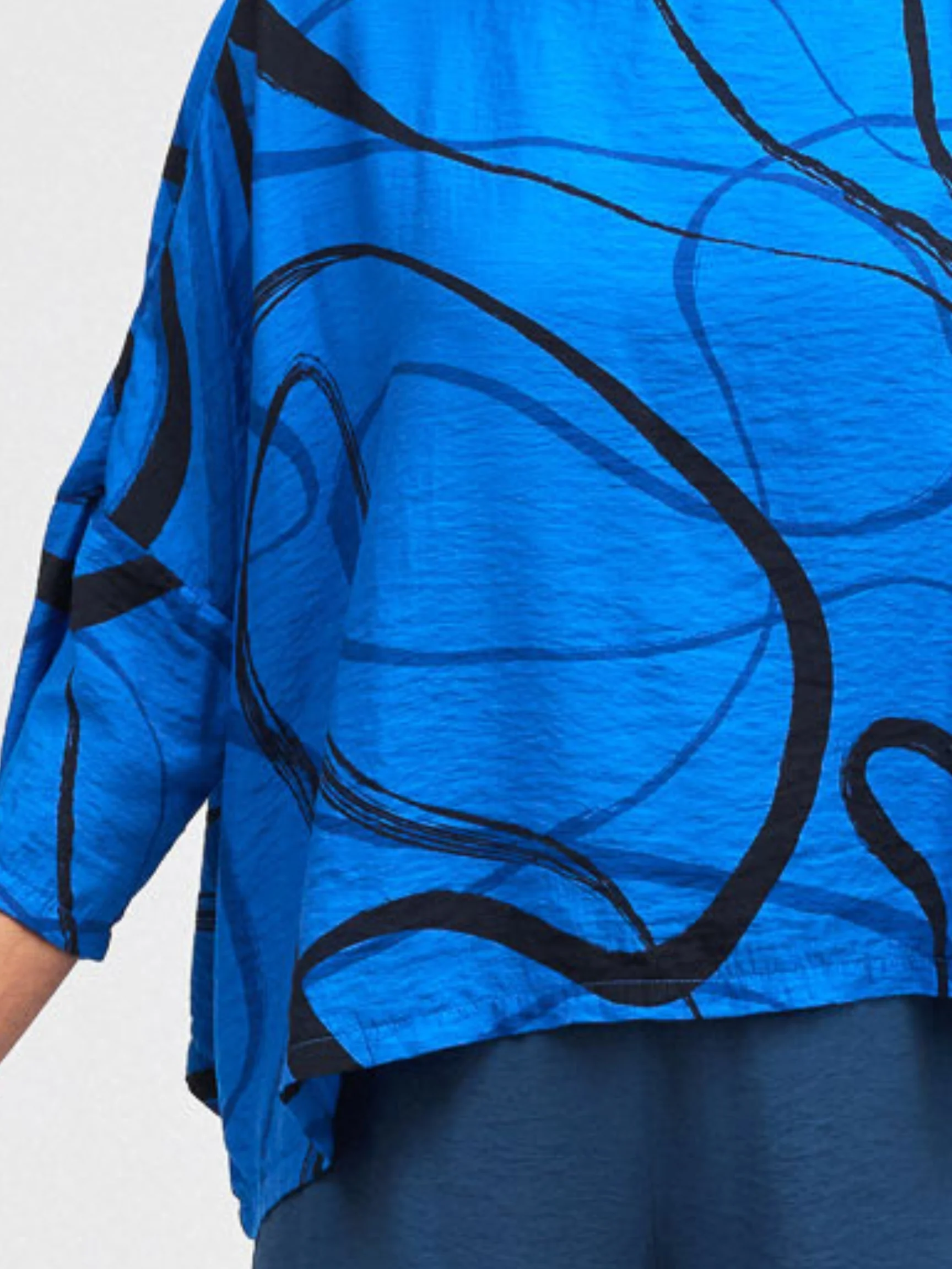 Crop Top in Vivid Blue