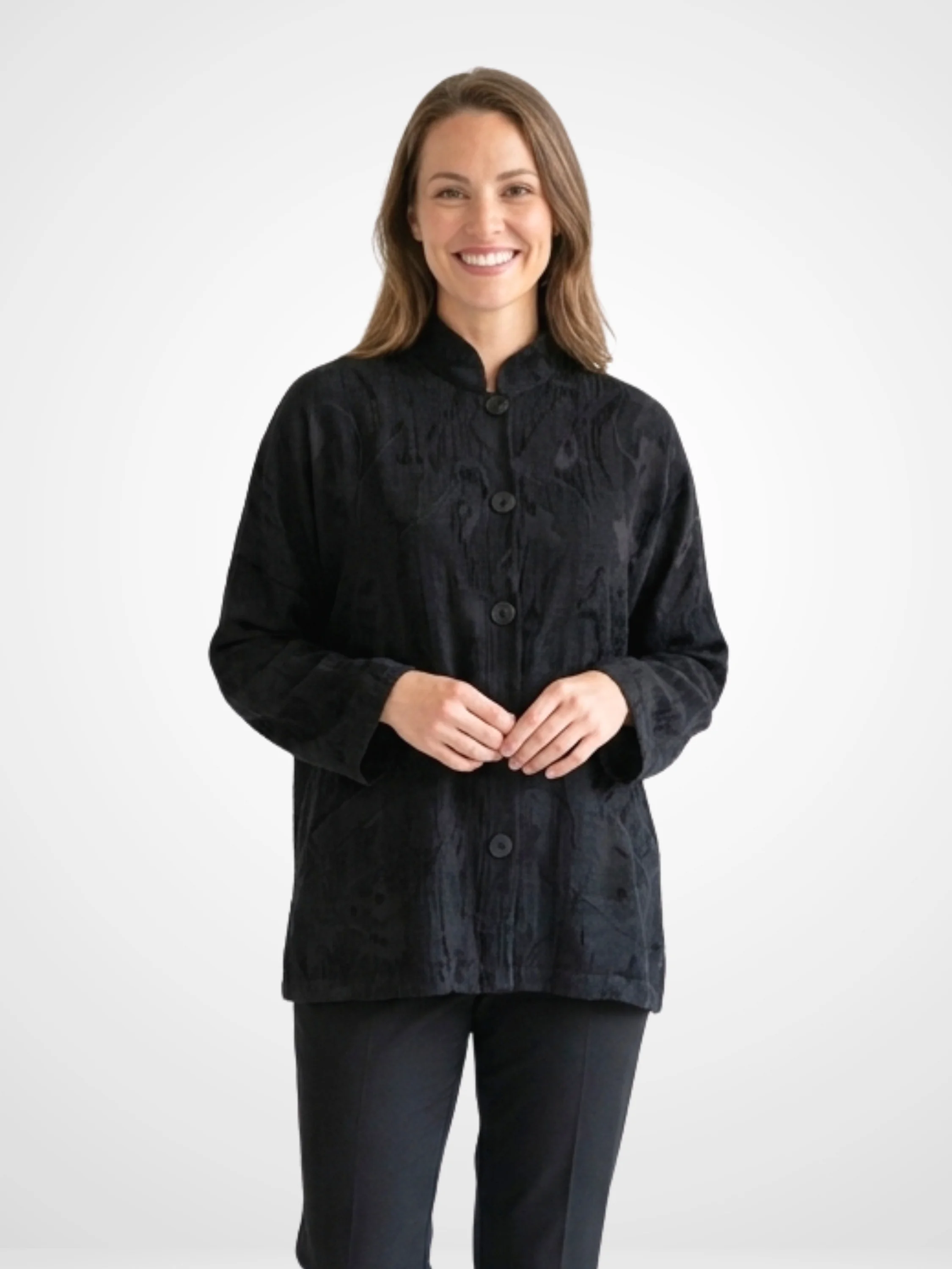 Danuta Jacket in Nero