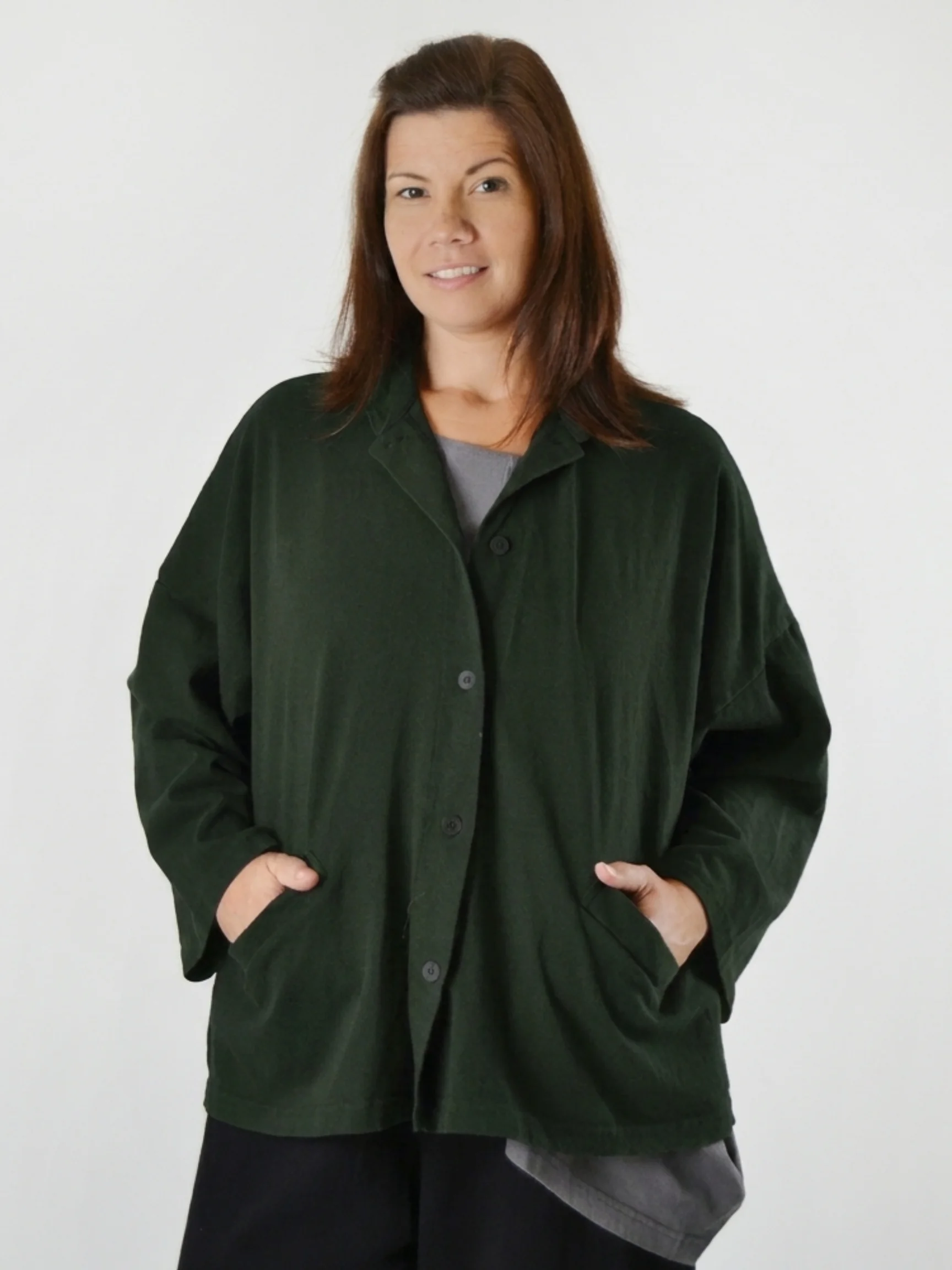 Danuta Jacket in Peppercorn