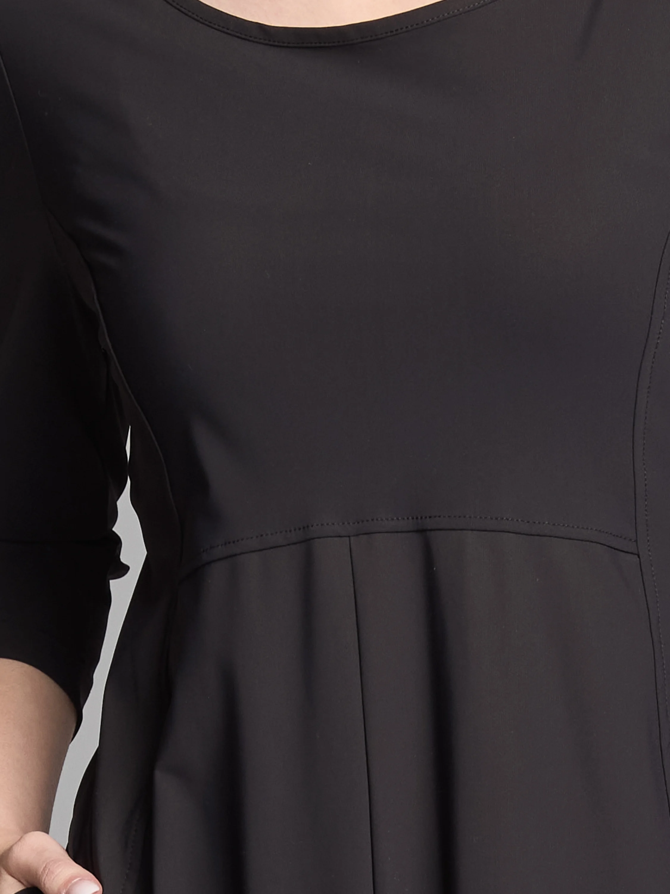 Demeter Dress in Tar
