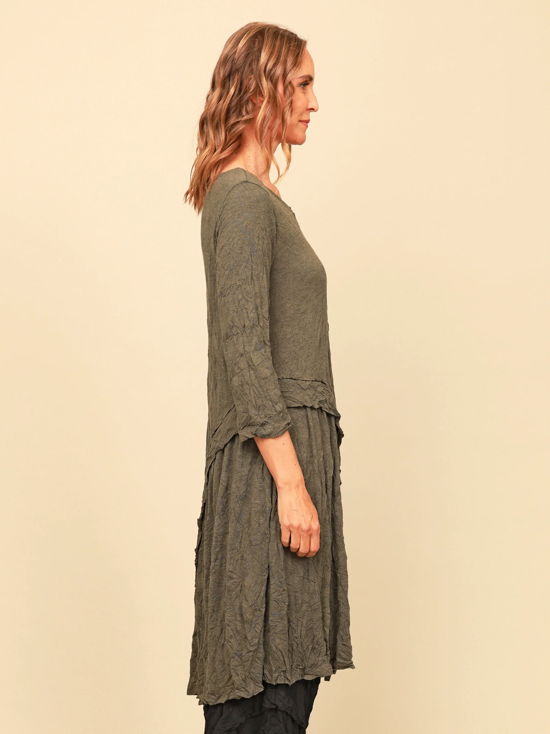 Donny Dress in Brass