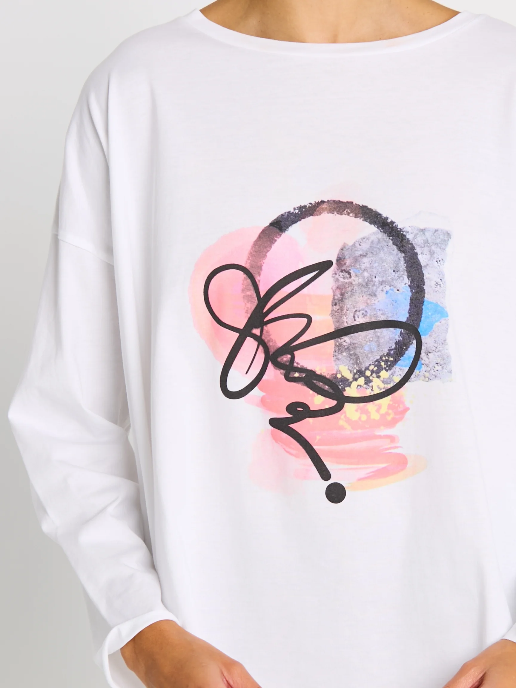 Doodles T in White
