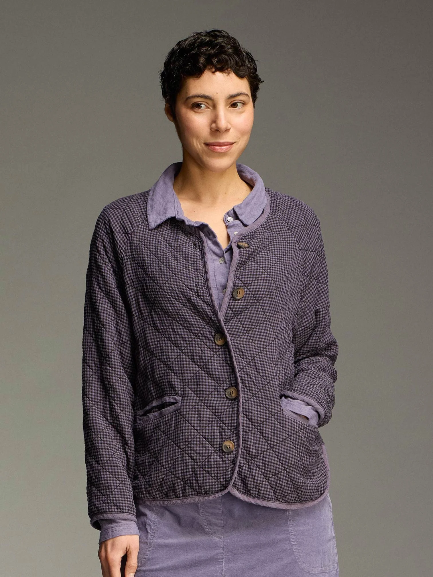 Easy Jacket in Whisper