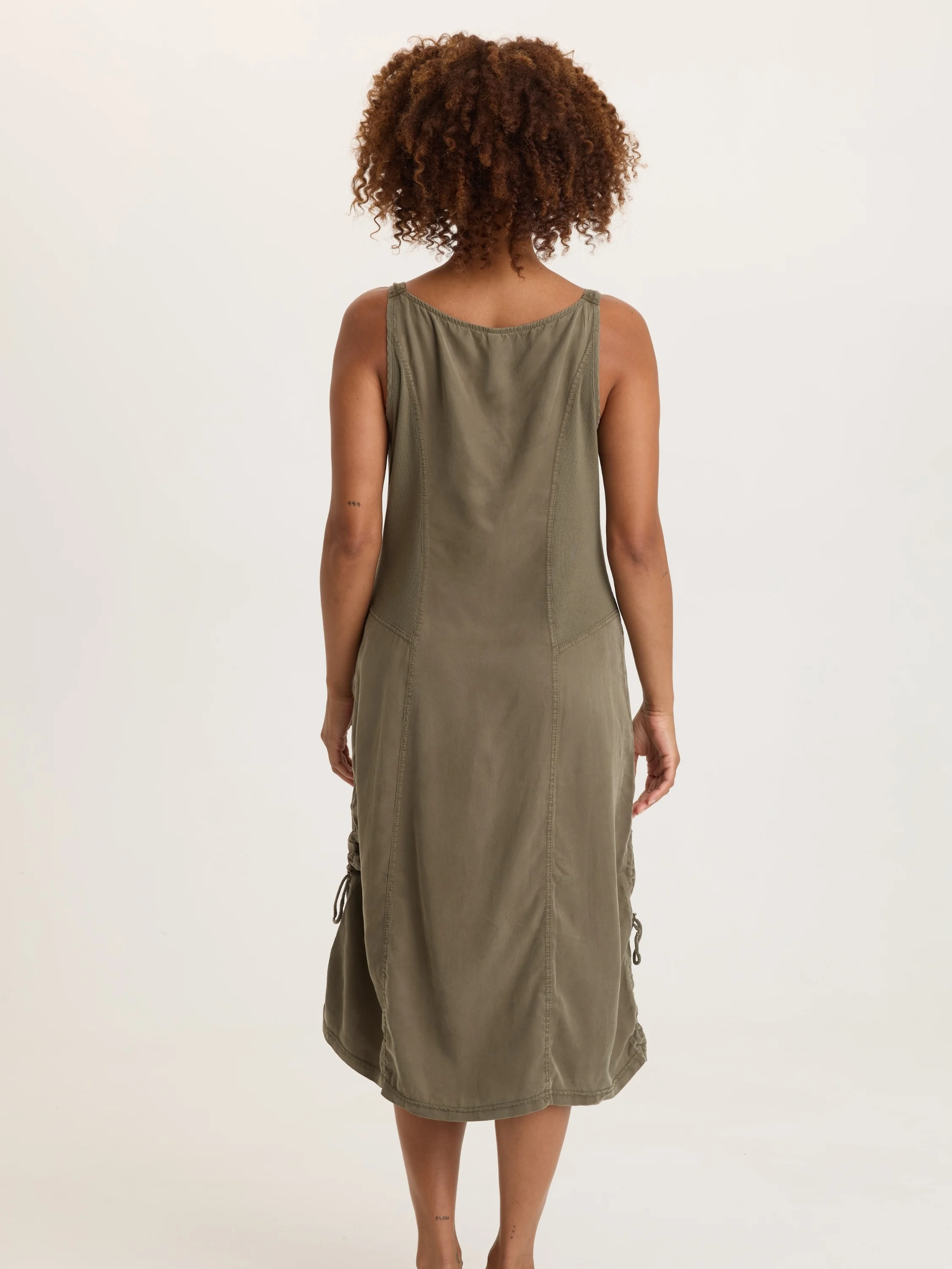 Edsel Dress in English Moss