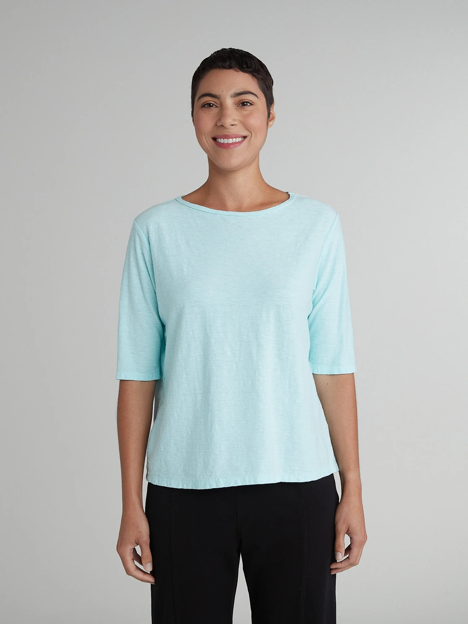 Elbow Slv Tee in Fountain