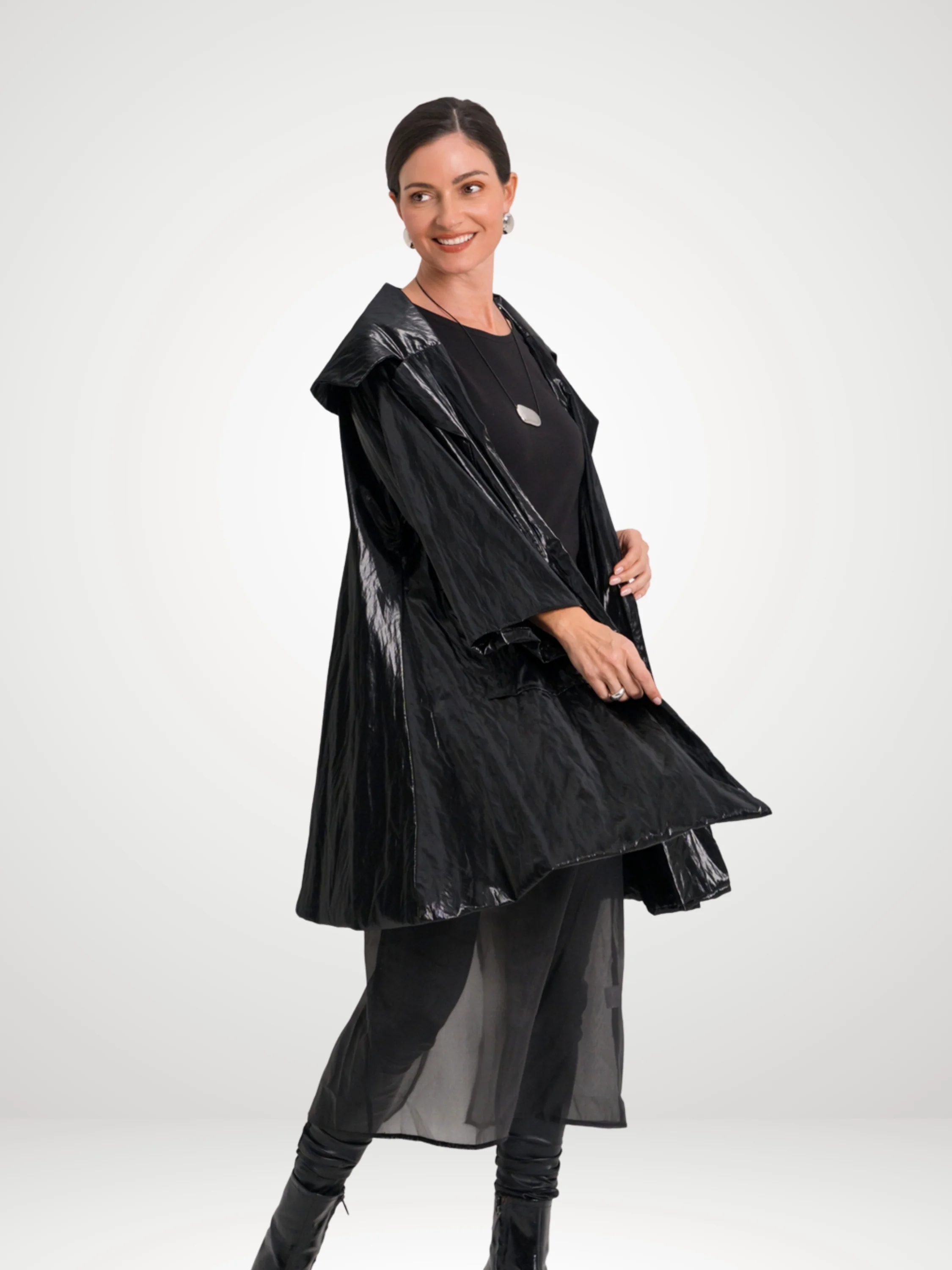 Emily Coat in Black