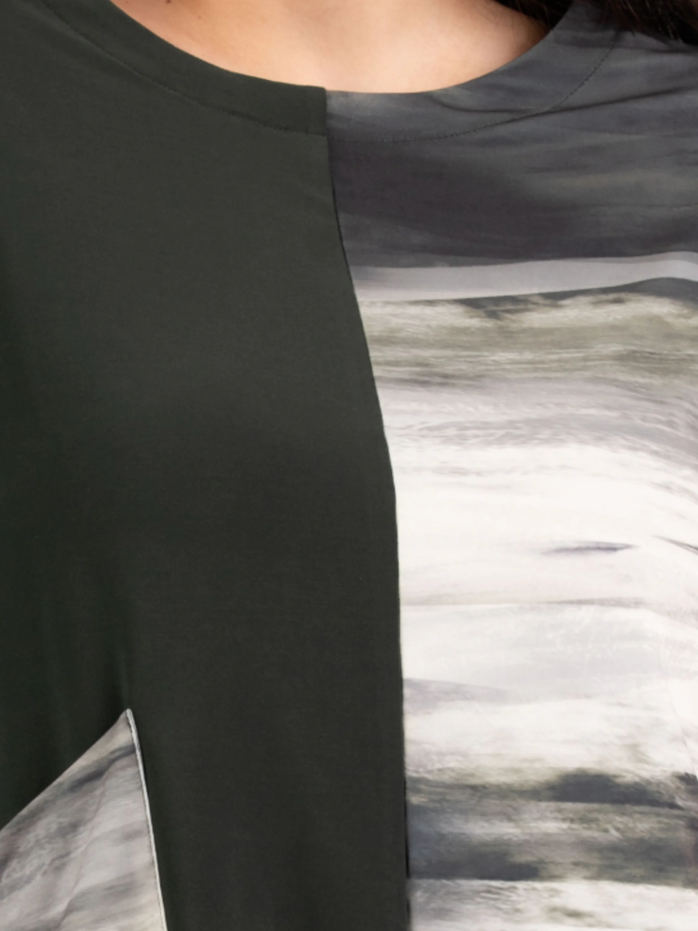 Etch Top in Juniper/Green Brushstroke