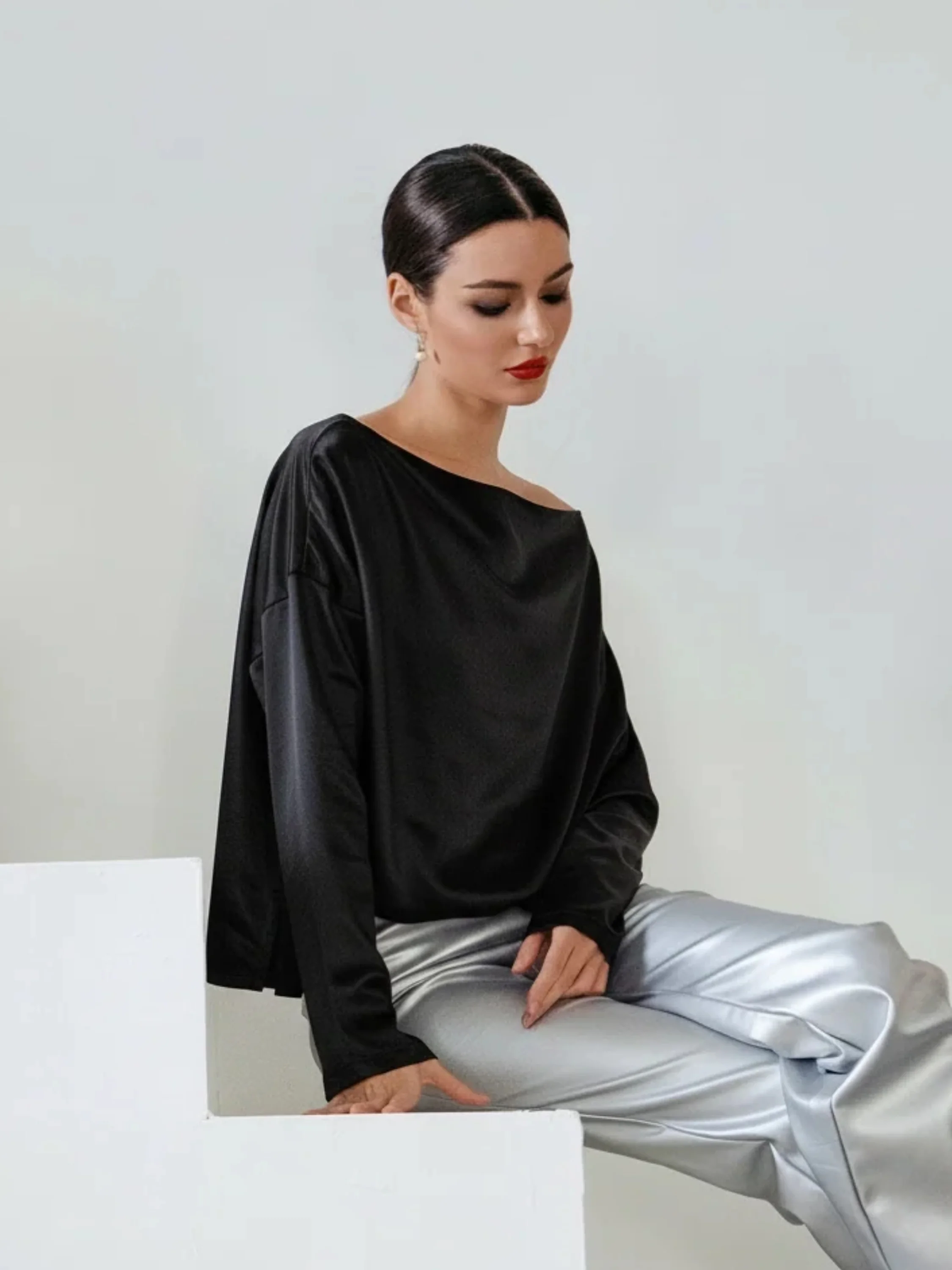 Evening Top in Black