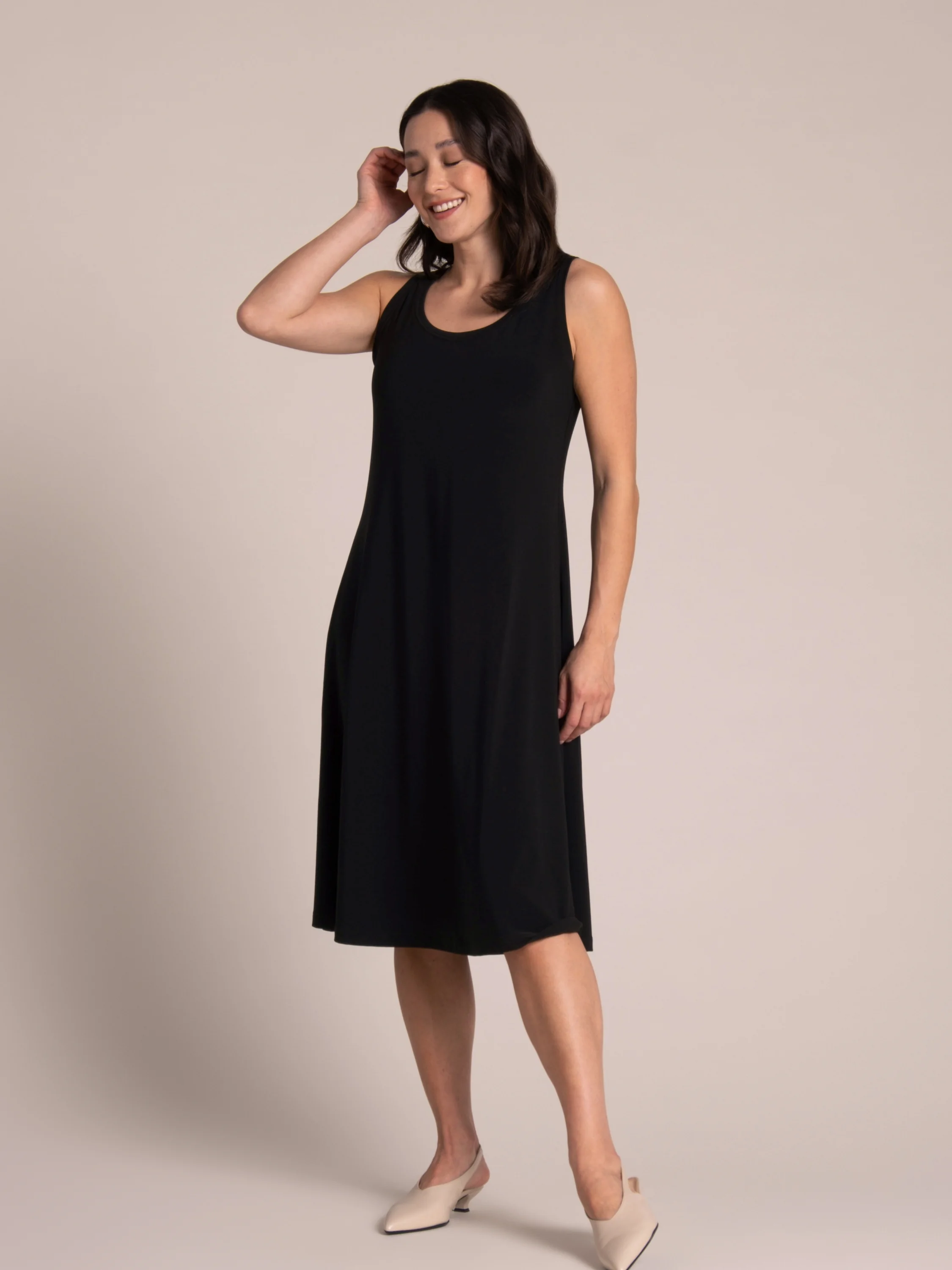 Everyday Tank Dress in Black