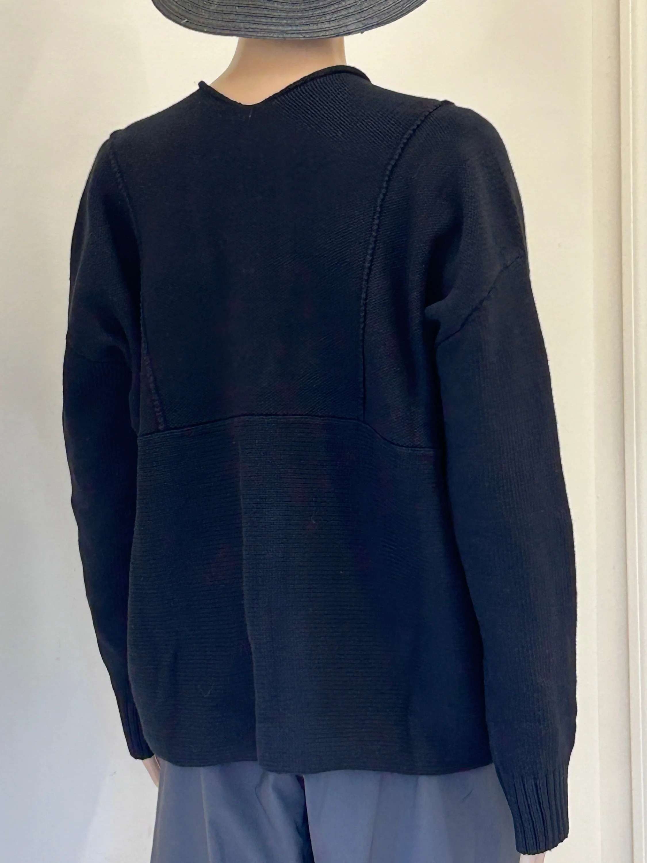 Faux Cardi in Black