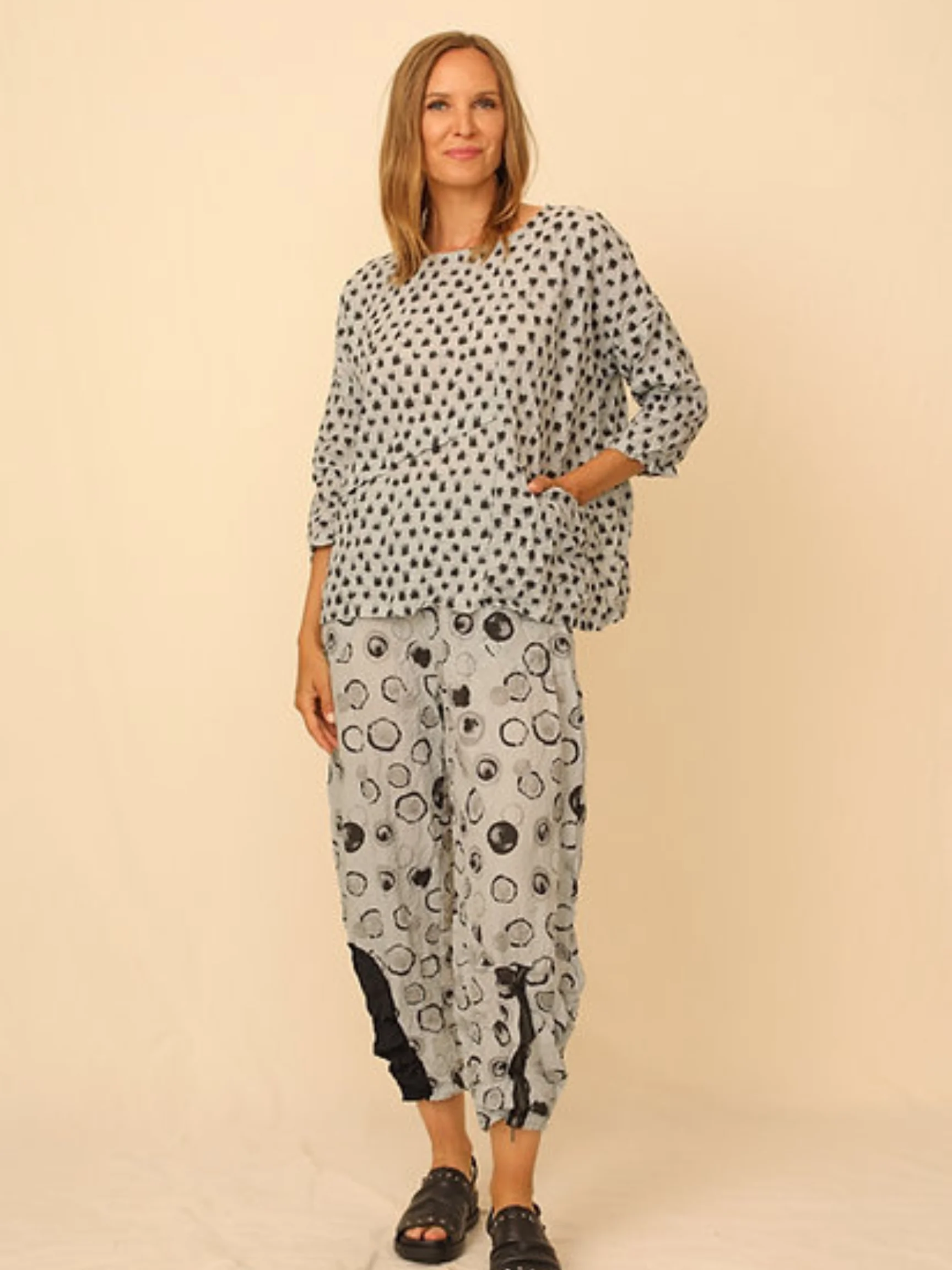 Felicity Top in Moon Ash