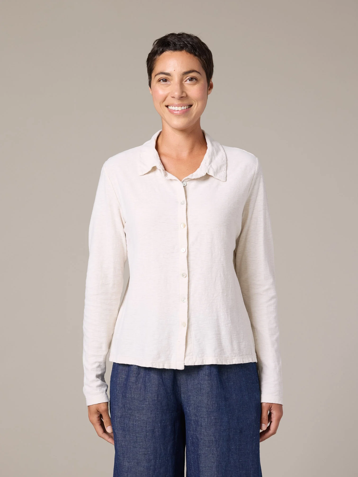 Fitted Shirt in White