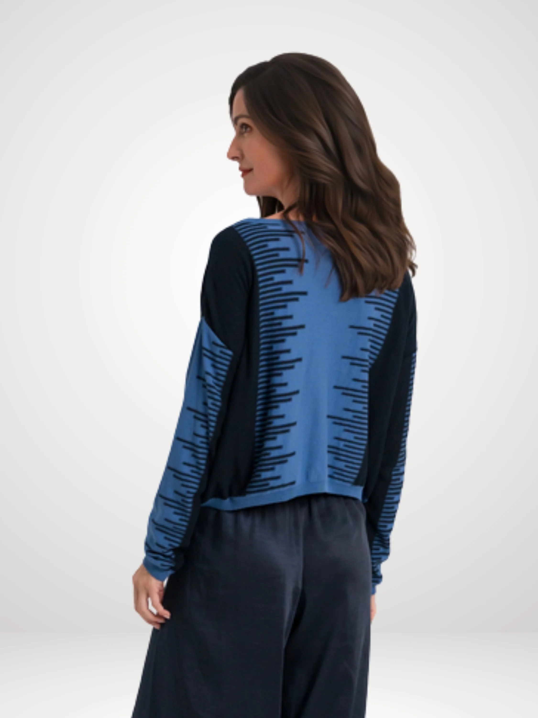 Flat Lined in Midnight/Sapphire