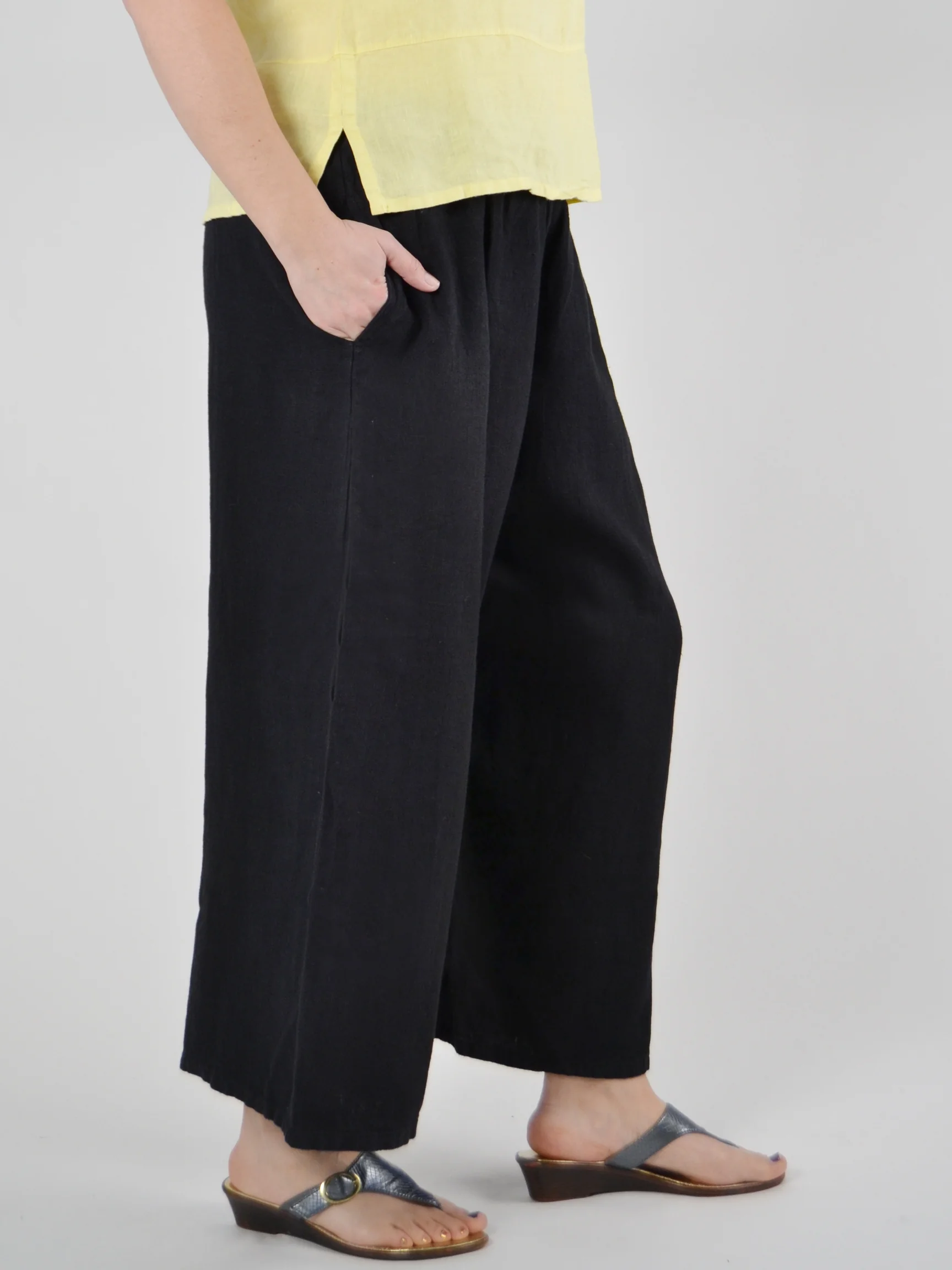 Flood Pant in Black