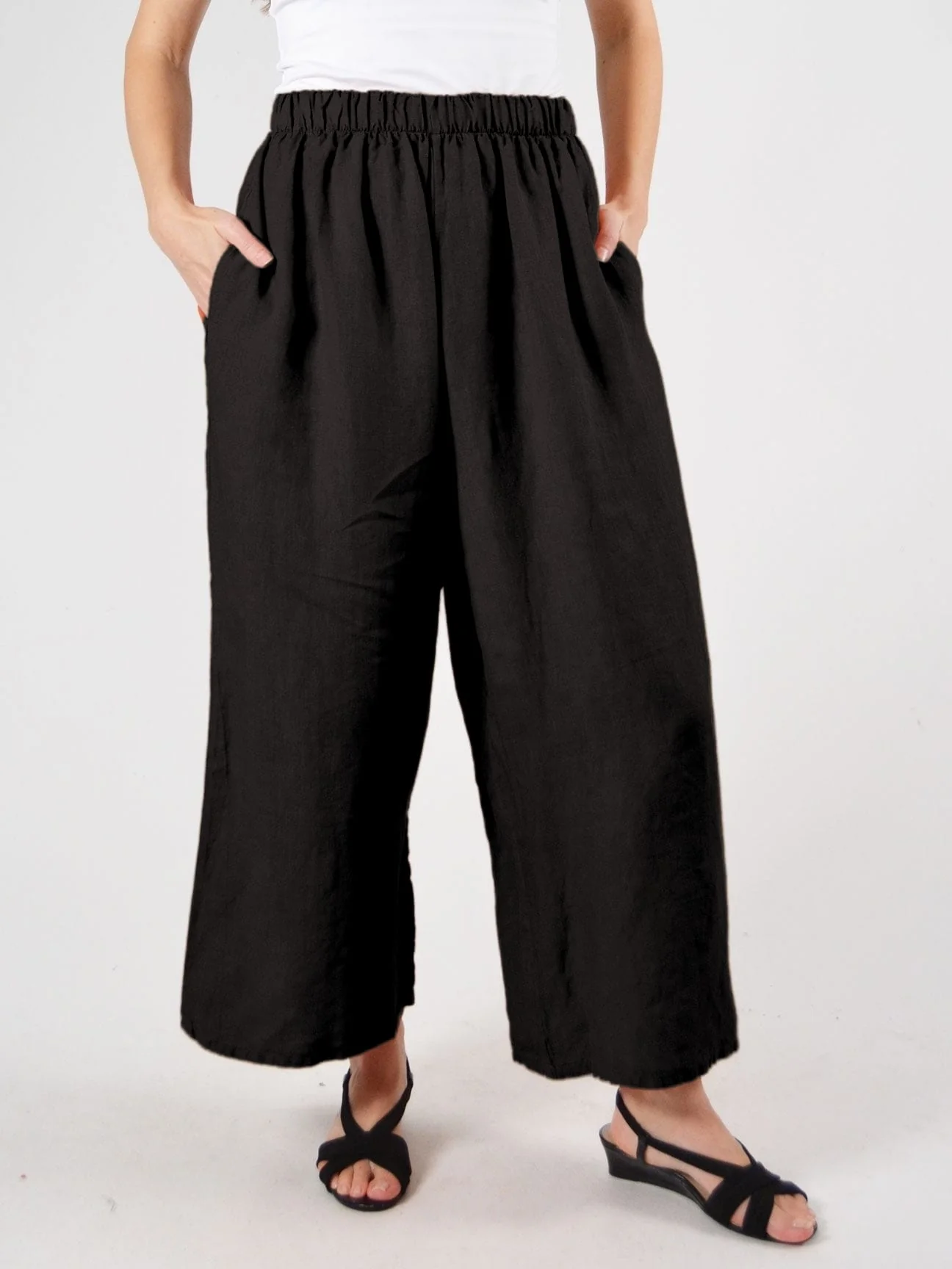 Flood Pant in Black