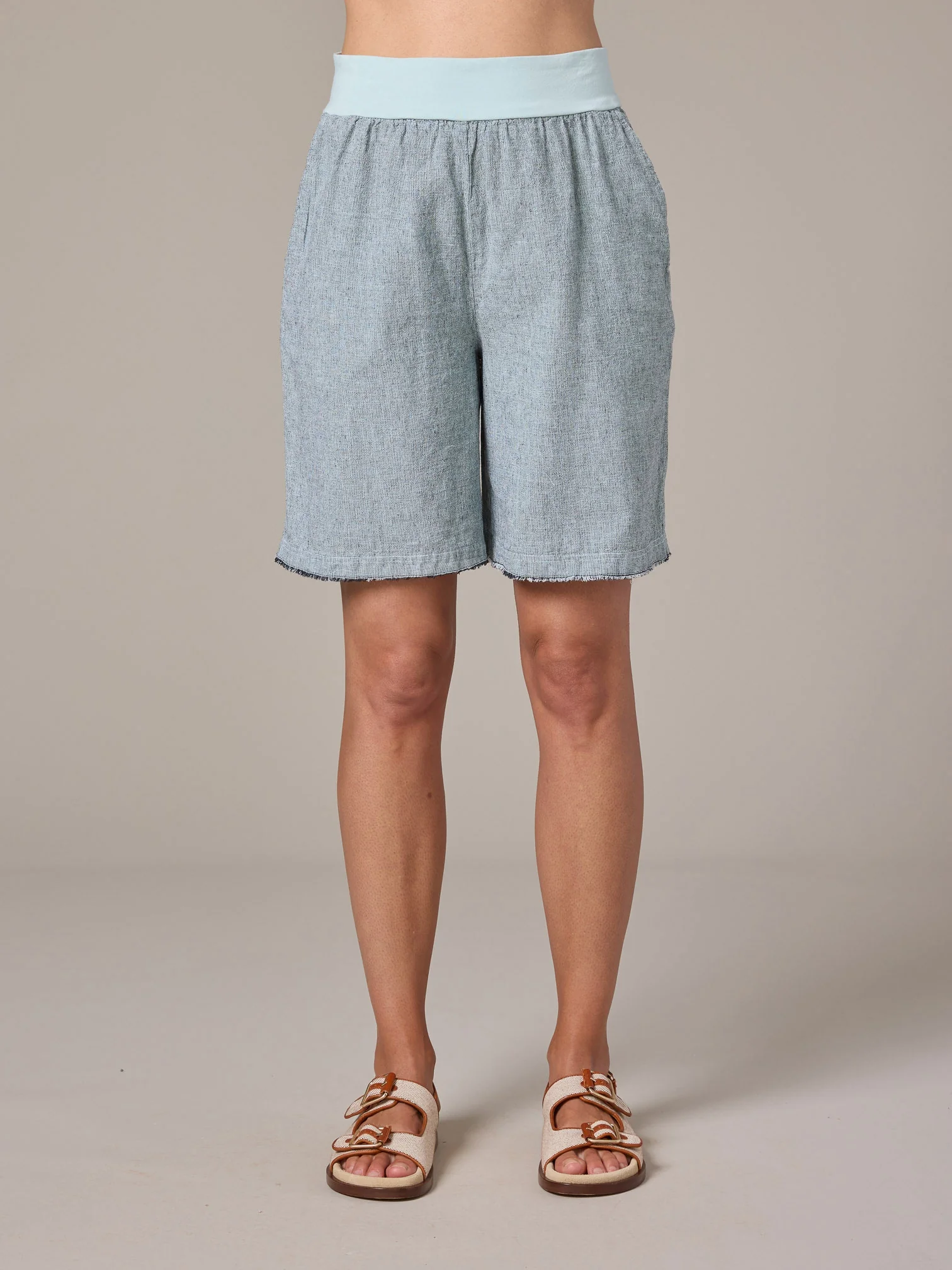 Frayed Shorts in Fountain
