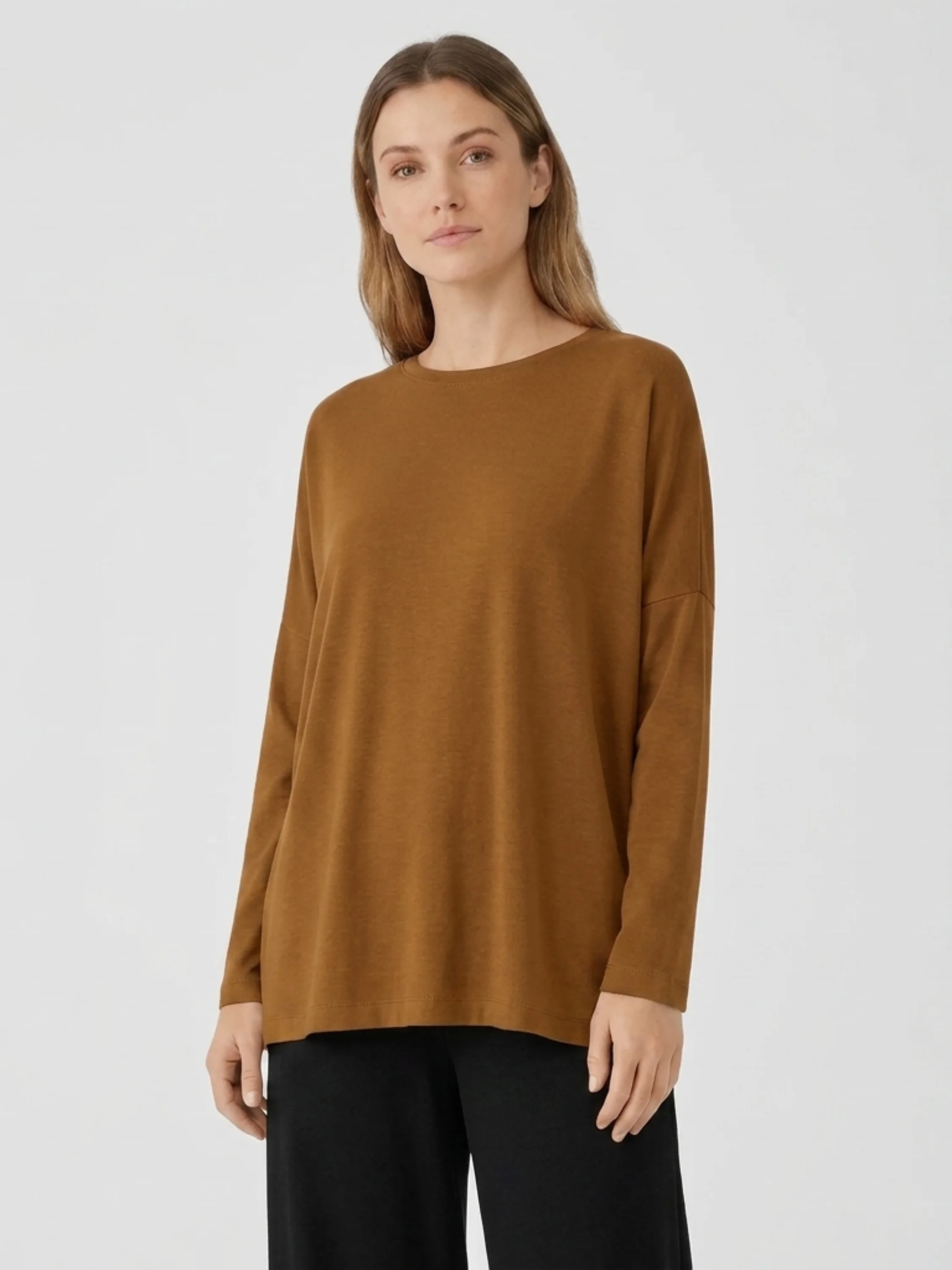 Funnel Tunic in Gingersnap