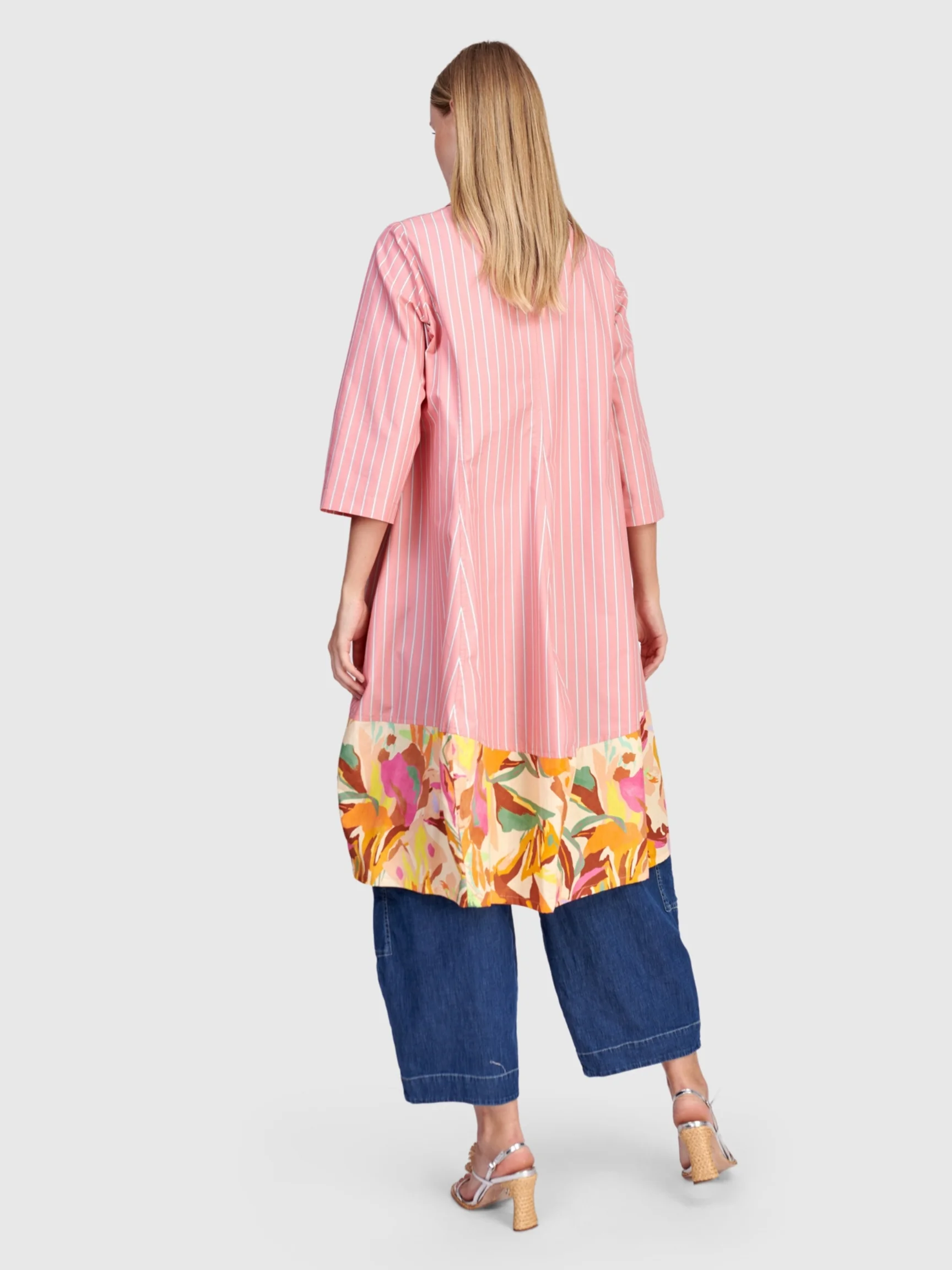 Garden Shirt Dress in Blush